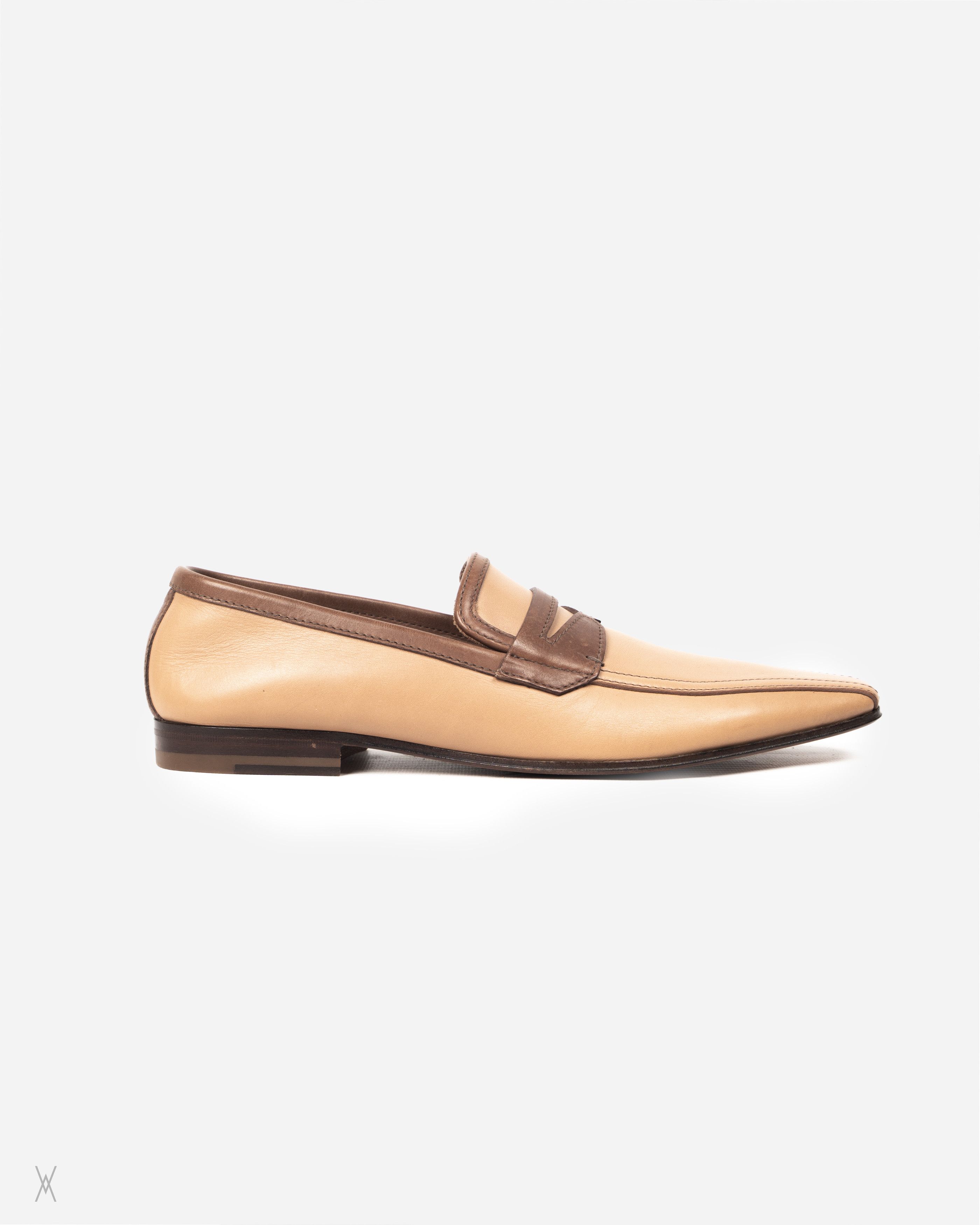 Miu Miu Miu Miu two-tone loafers Size US 9.5 / IT 39.5 - 1 Thumbnail