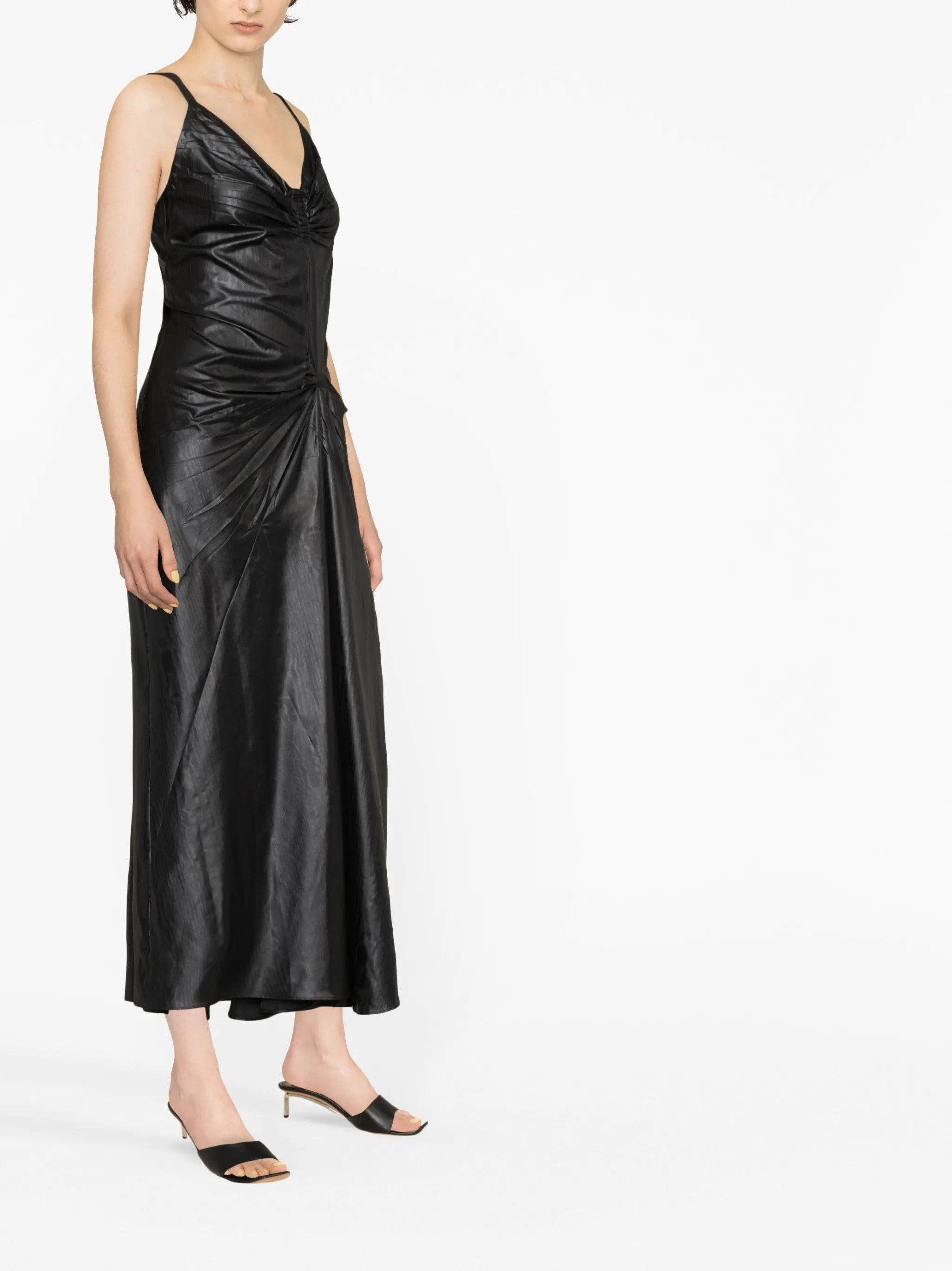 Maison Margiela o1y0625 Gown Dress in Black Size M / US 6-8 / IT 42-44 - 2 Thumbnail