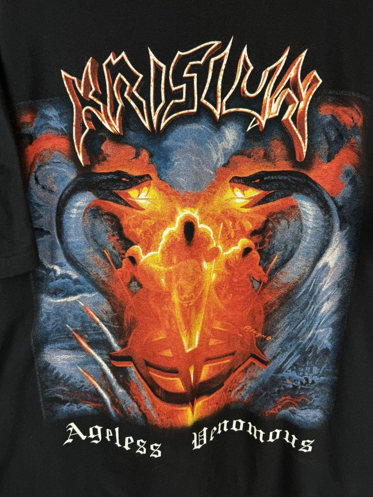 Band Tees Vintage Krisiun Ageless Venomous 2001 Death Metal T-Shirt Size US XL / EU 56 / 4 - 2 Thumbnail