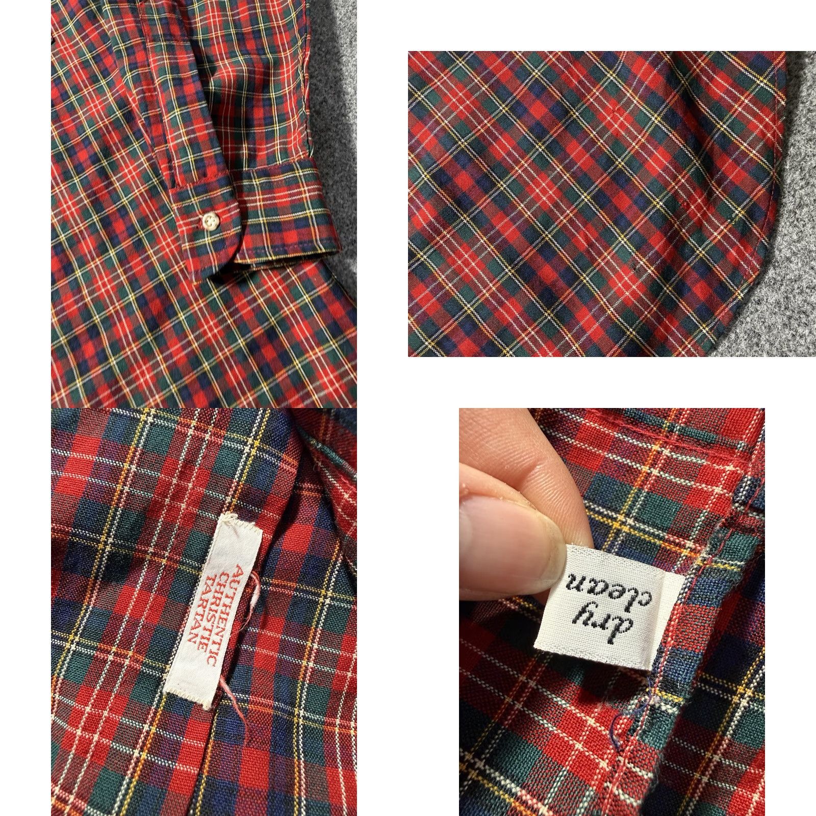 Pendleton Pendleton Button-Up Shirt M Men Red Wool Plaid Vintage No Size US M / EU 48-50 / 2 - 8 Thumbnail