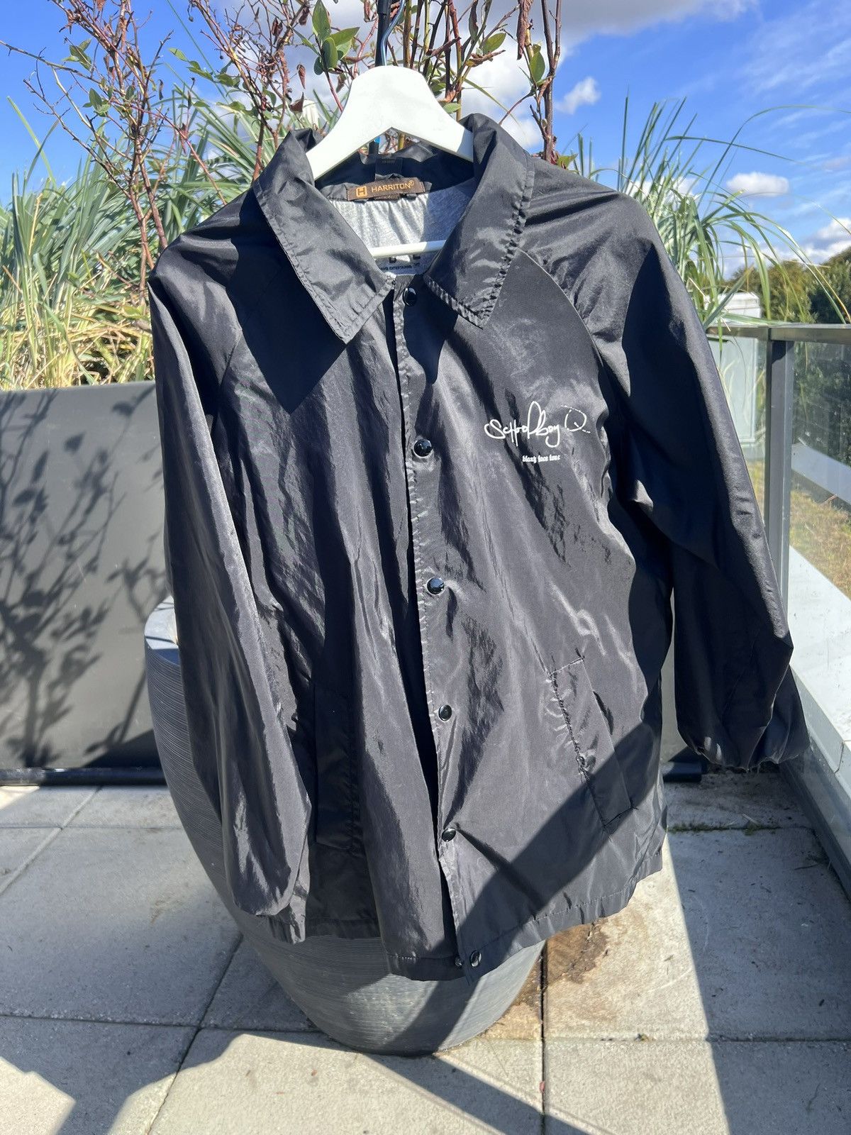 Rap Tees × Top Dawg Entertainment × Vintage Schoolboy Q Blank Face Tour Coaches Jacket Windbreaker Size US S / EU 44-46 / 1 - 3 Thumbnail