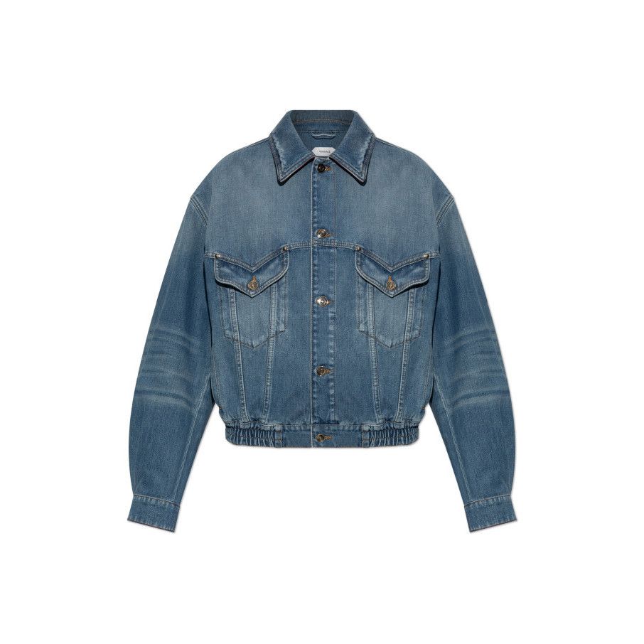 Versace VERSACE Blue Denim Jacket New & Authentic (Women's size:IT 4 Size M / US 6-8 / IT 42-44 - 1 Preview