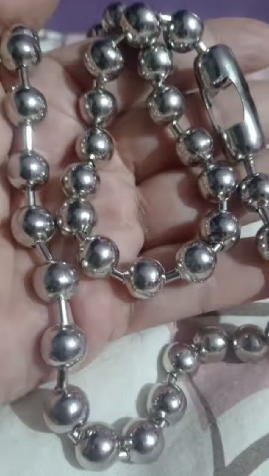 Japanese Brand Y2K Ball Chain Choker Necklace Size ONE SIZE - 4 Thumbnail