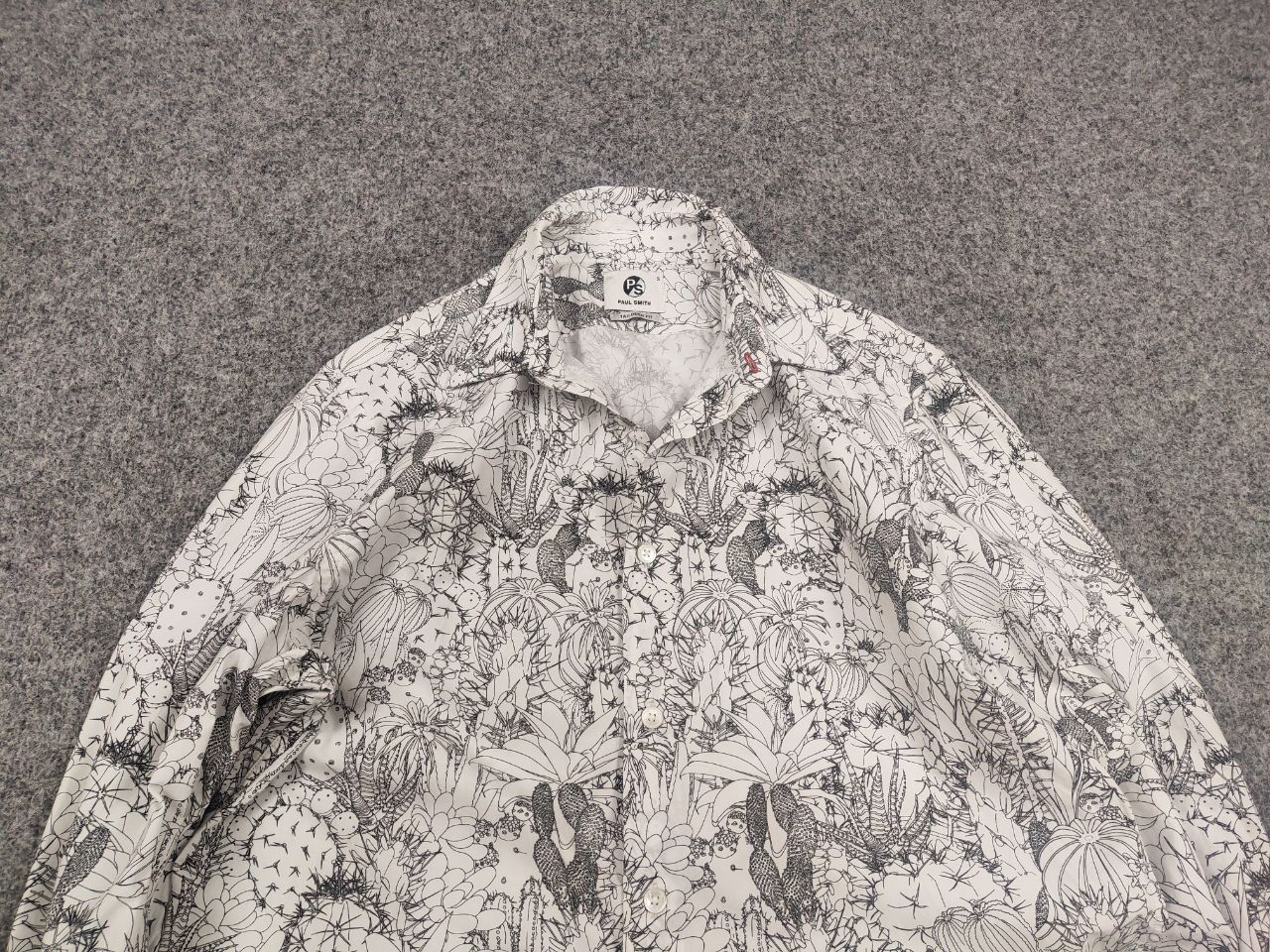 Paul Smith Paul Smith All-Over Pattern Cactus Sketch Long Sleeve Shirt Size US S / EU 44-46 / 1 - 5 Thumbnail