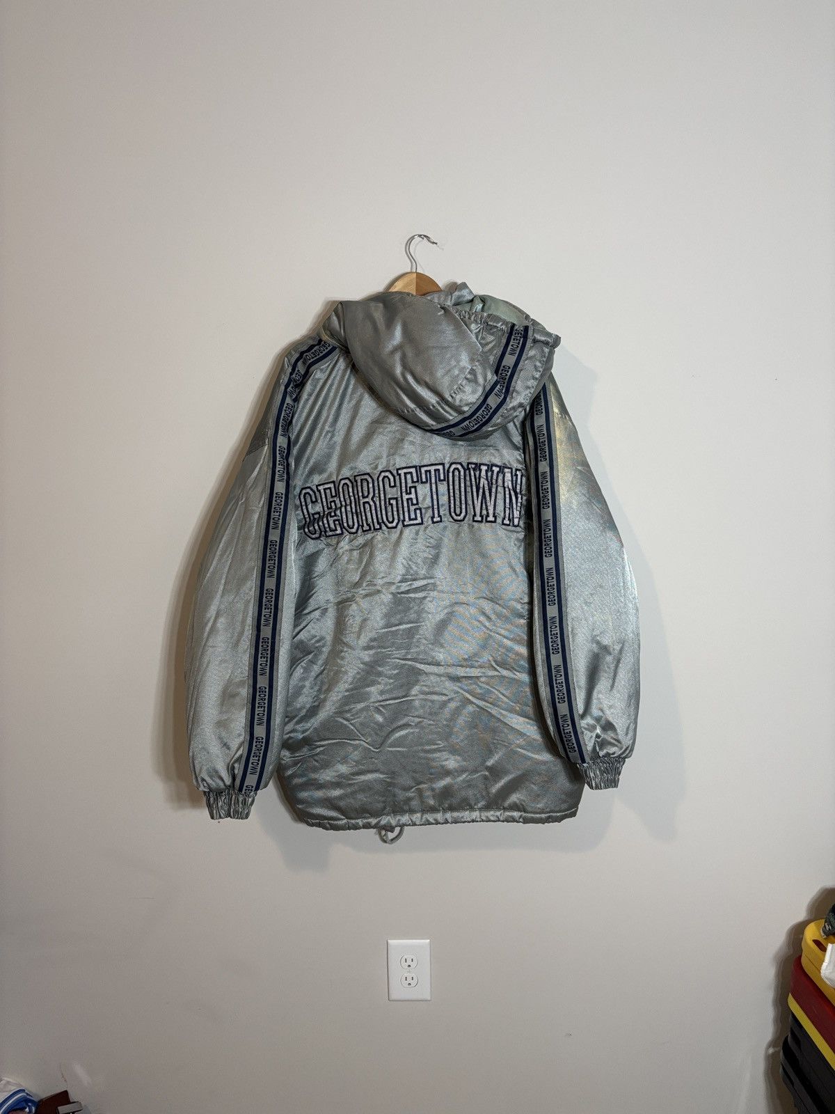 Vintage Vintage Tank Performance Sportswear Georgetown Hoyas Jacket Size US XXL / EU 58 / 5 - 5 Thumbnail