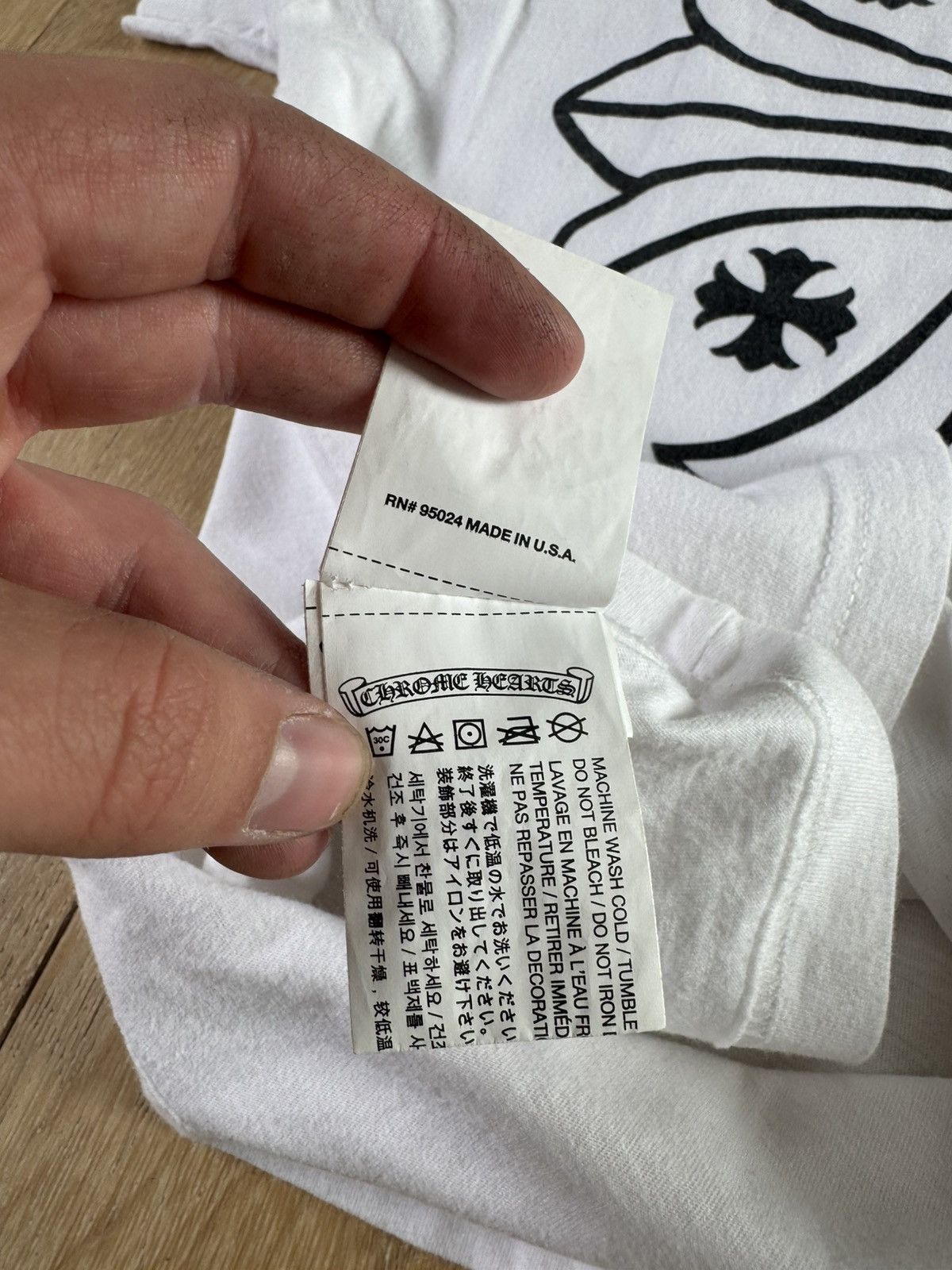 Chrome Hearts Chrome Hearts Plus Pocket Tee Size US S / EU 44-46 / 1 - 9 Thumbnail