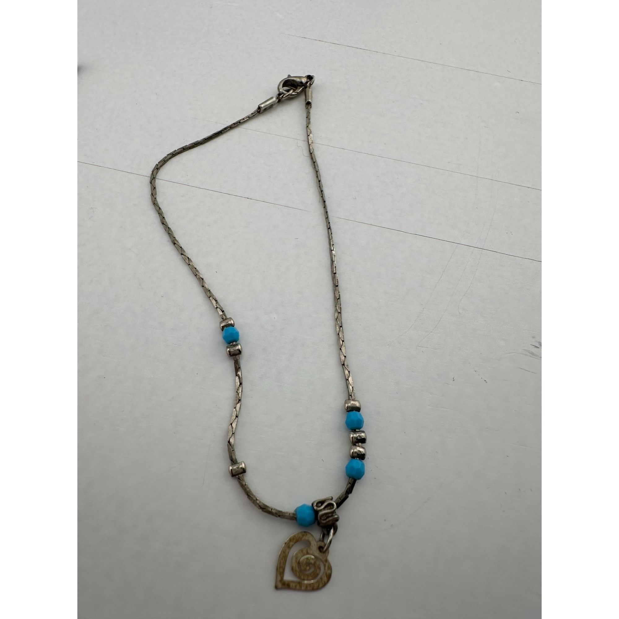 Other Womens Blue Bead Charm Bracelets/Anklets (2) with Clasps Size ONE SIZE - 8 Thumbnail