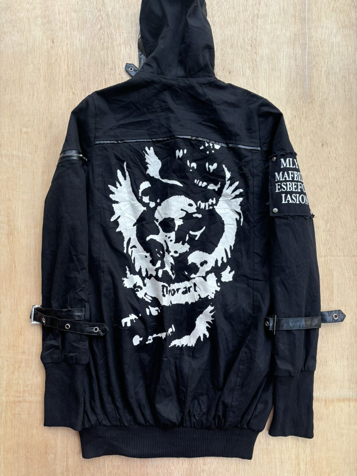 If Six Was Nine Addictrap Studded Skull Ifsixwasnine Lgb Style punk Jacket Size US L / EU 52-54 / 3 - 3 Thumbnail