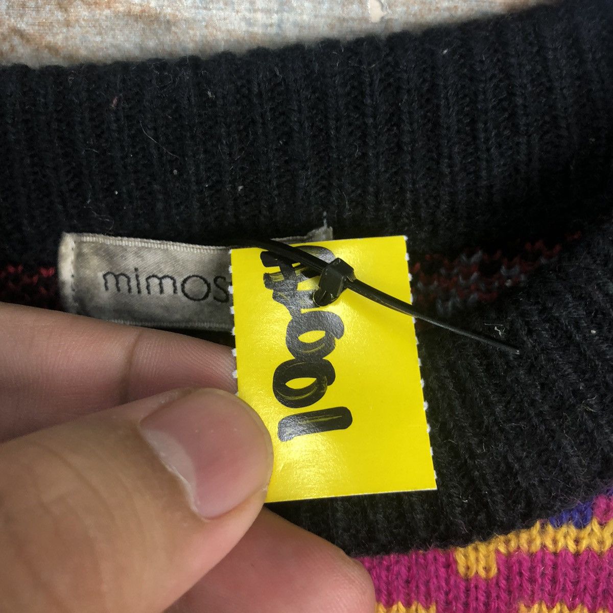 Vintage Mimo Salip Red vintage art Knitwear #A2001 Size M / US 6-8 / IT 42-44 - 10 Thumbnail