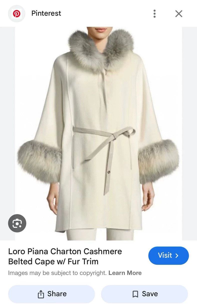 Loro Piana LORO PIANA Lady Charton wears a cap and cloak Size M / US 6-8 / IT 42-44 - 2 Thumbnail
