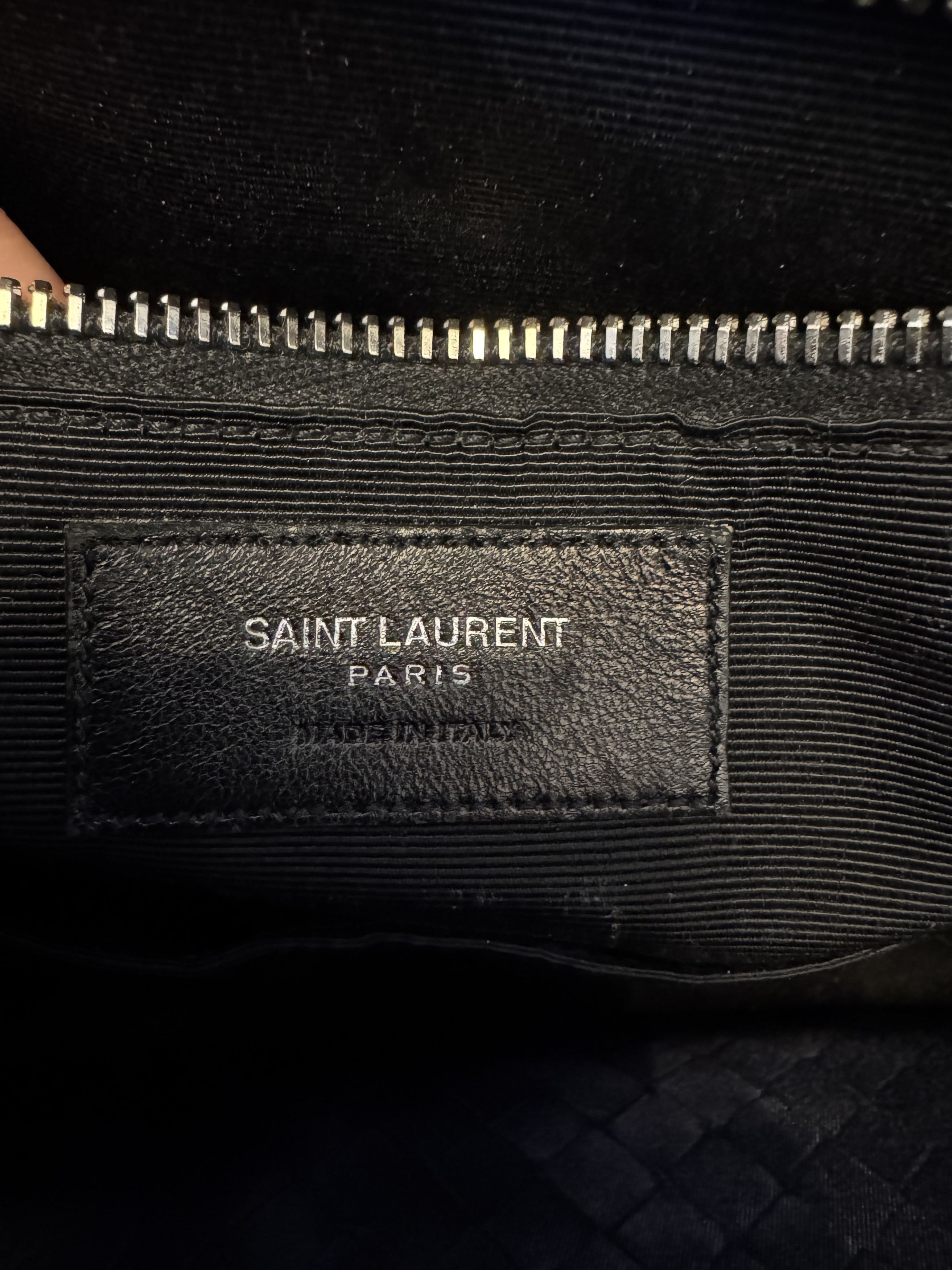 Saint Laurent Paris Saint Laurent Small Museum Briefcase in Grey Size ONE SIZE - 8 Thumbnail