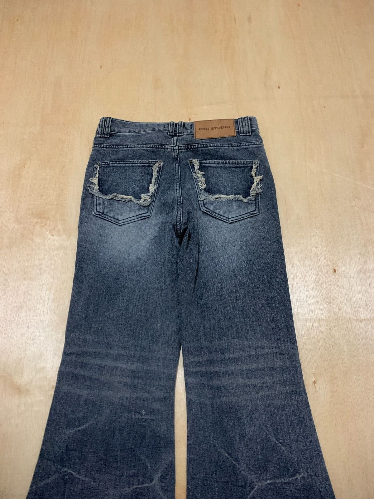 Hysteric Glamour × If Six Was Nine × Japanese Brand Flare Esc Studio Lgb Style Jeans Bootcut Size US 31 - 2 Thumbnail