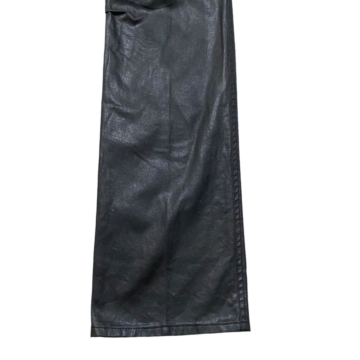 5351 POUR LES HOMMES 5351 Pour Les Hommes Black Waxed Cargo Pants Size US 30 / EU 46 - 10 Thumbnail