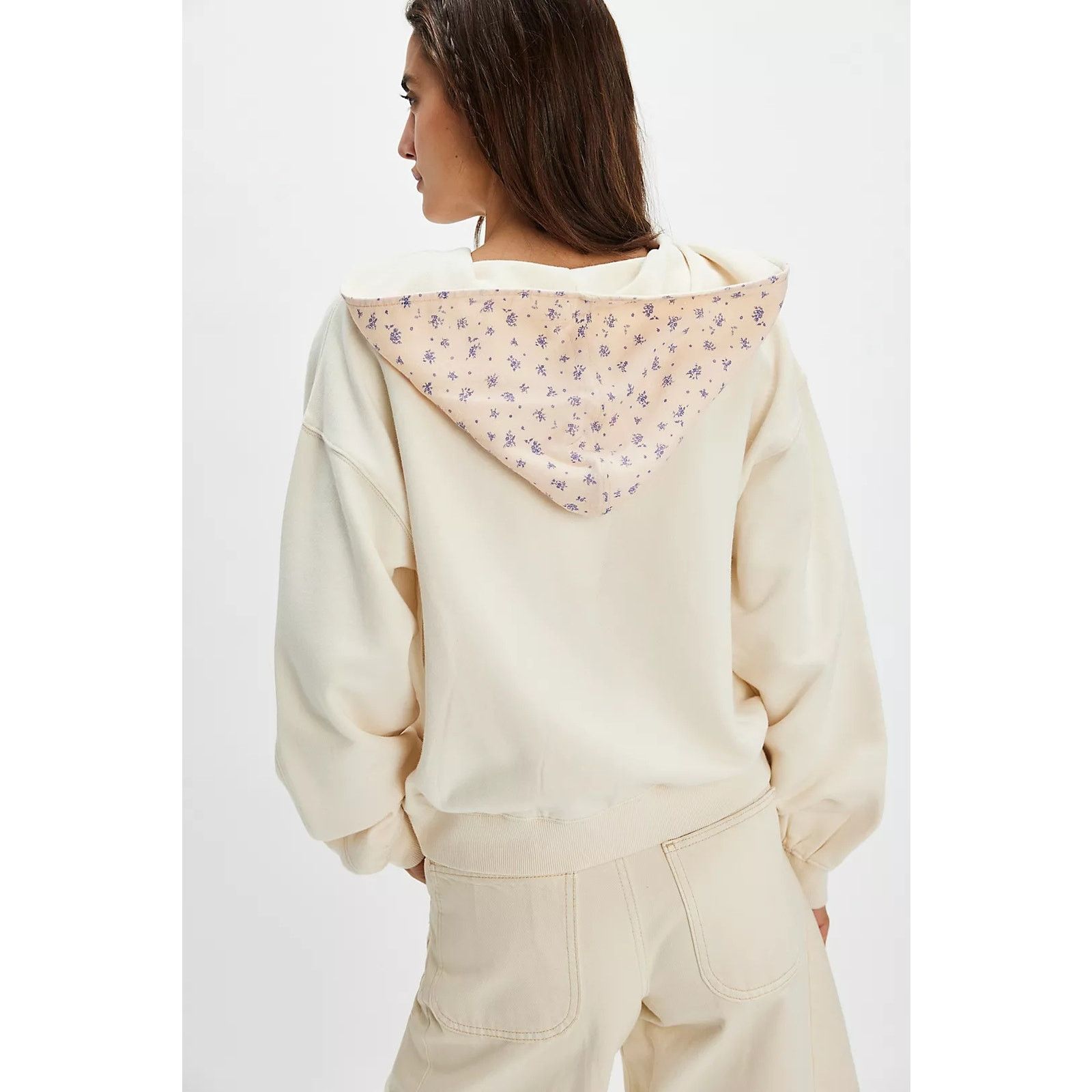 Free People NWT Free People Headscarf Hoodie $128 SMALL Buttercup Combo Size S / US 4 / IT 40 - 4 Thumbnail