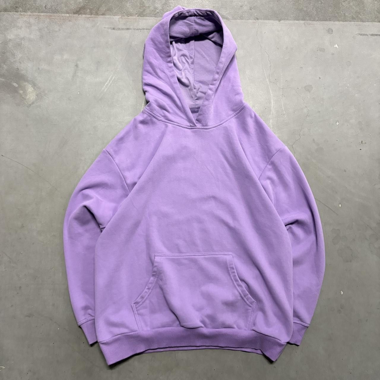 Vintage Crazy Vintage Y2K/2000s No Branding Blank purple/Magenta Essential minimalistic Hoodie! Size US M / EU 48-50 / 2 - 1 Thumbnail