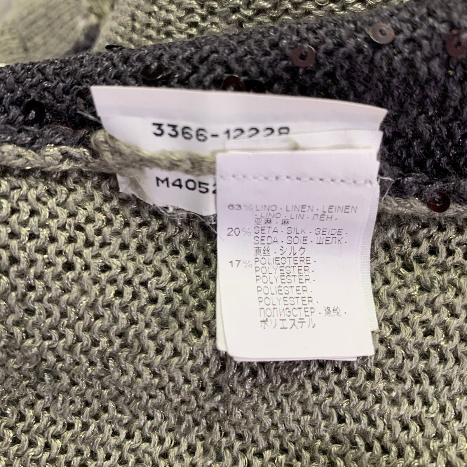 Brunello Cucinelli S Green Sage Linen Blend Knit Sleeveless Casual Top Size S / US 4 / IT 40 - 8 Thumbnail