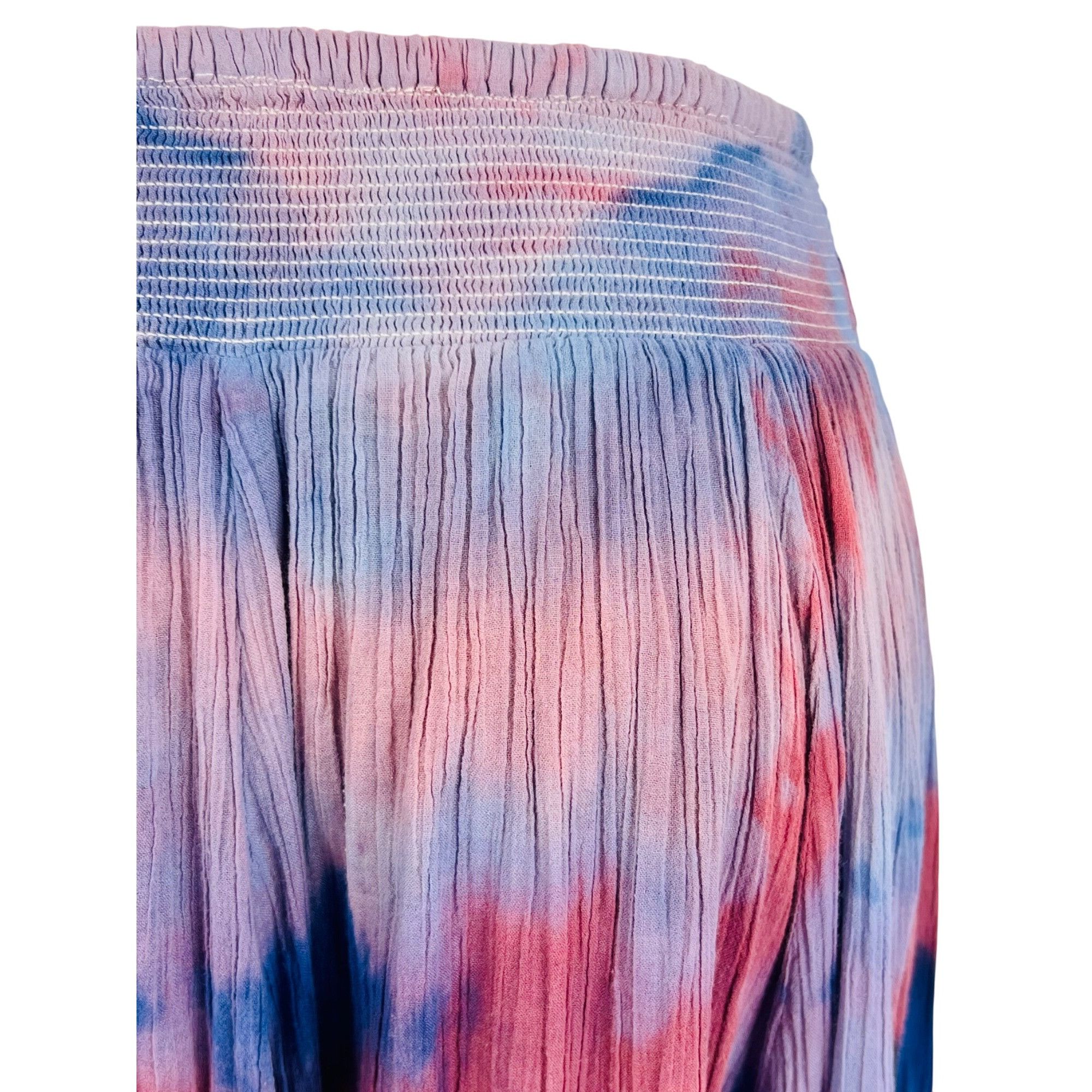 Free People RARE VTG Free People Tie Dye Gauzy Maxi Skirt M | Boho Luxe Size 30" / US 8 / IT 44 - 12 Thumbnail