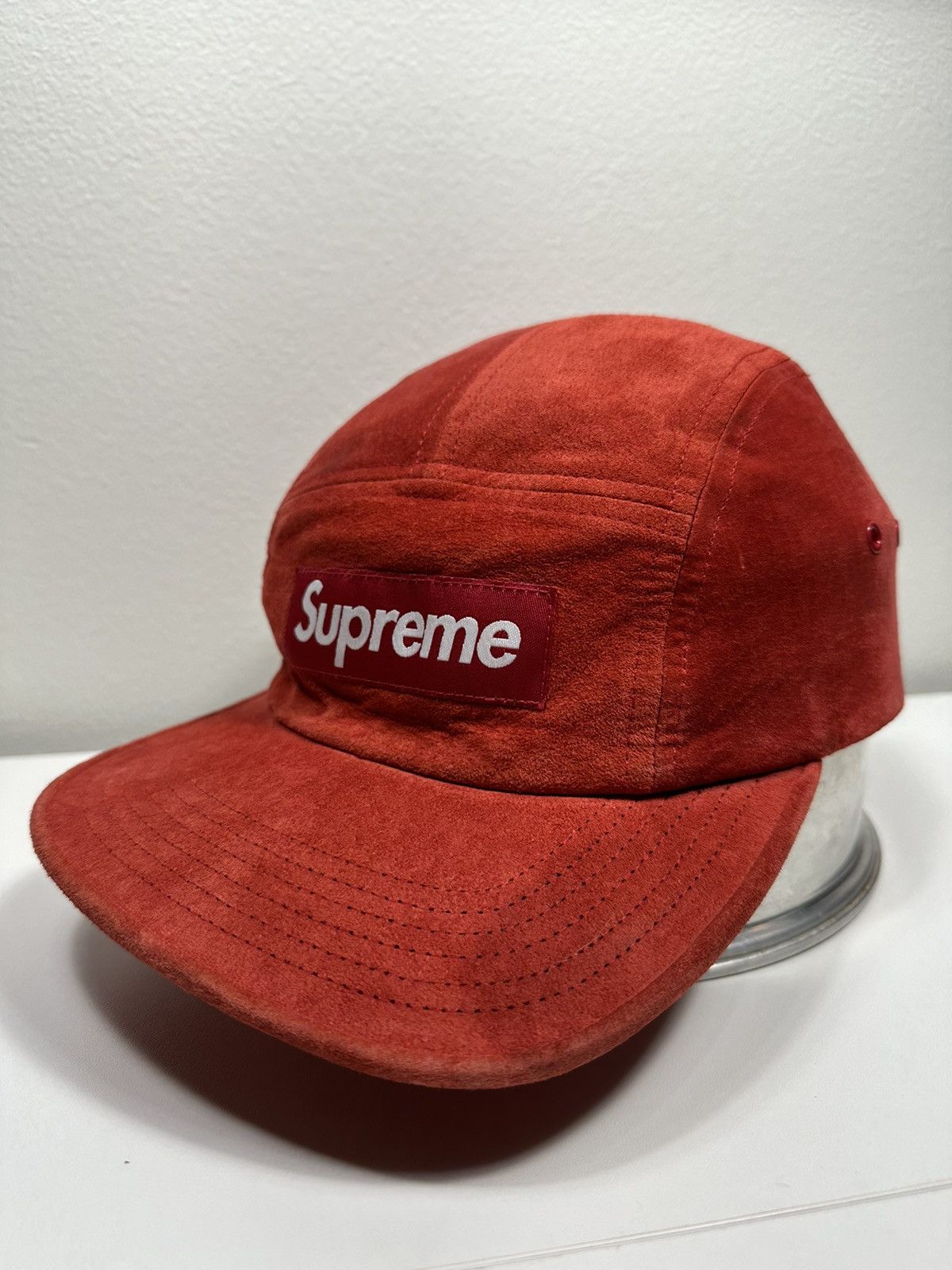 Supreme Supreme Suede Camp Cap Hat Size ONE SIZE - 4 Thumbnail