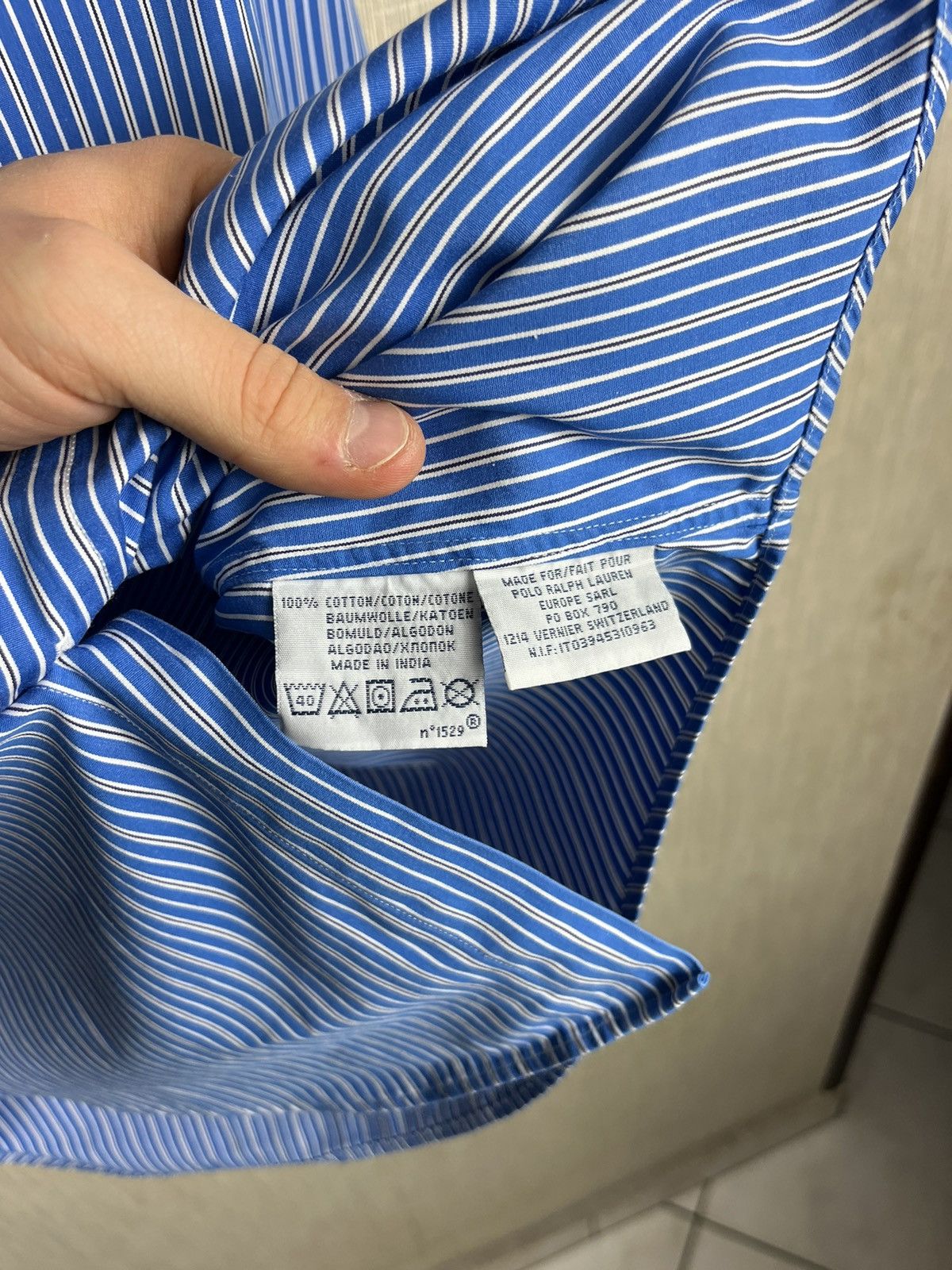 Polo Ralph Lauren × Ralph Lauren × Vintage Vintage Polo Ralph Lauren classic striped old money shirt Size US S / EU 44-46 / 1 - 20 Thumbnail