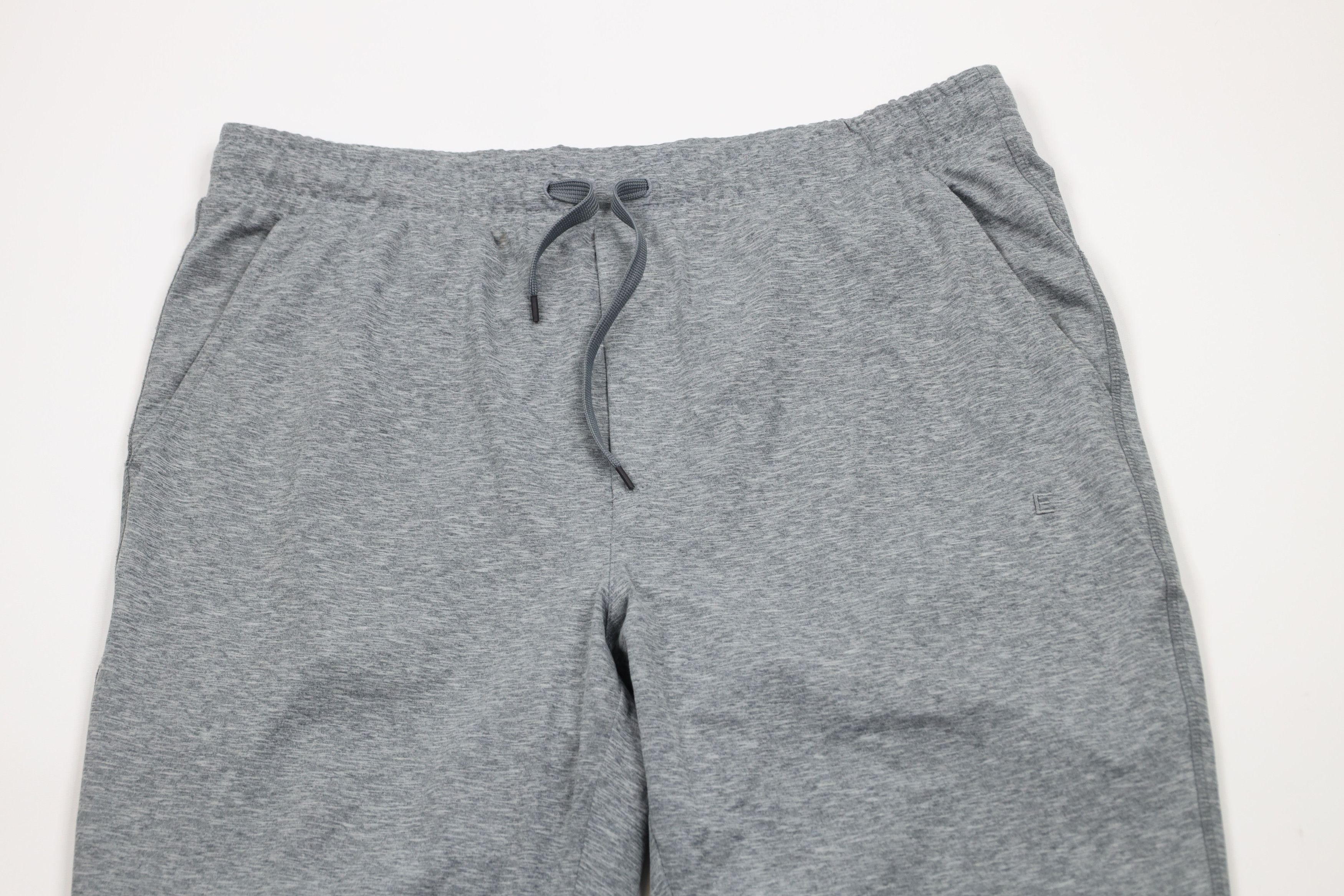 Everlane × Vintage Everlane Distressed Jersey Cuffed Joggers Pants Heather Gray Size US 38 / EU 54 - 2 Thumbnail