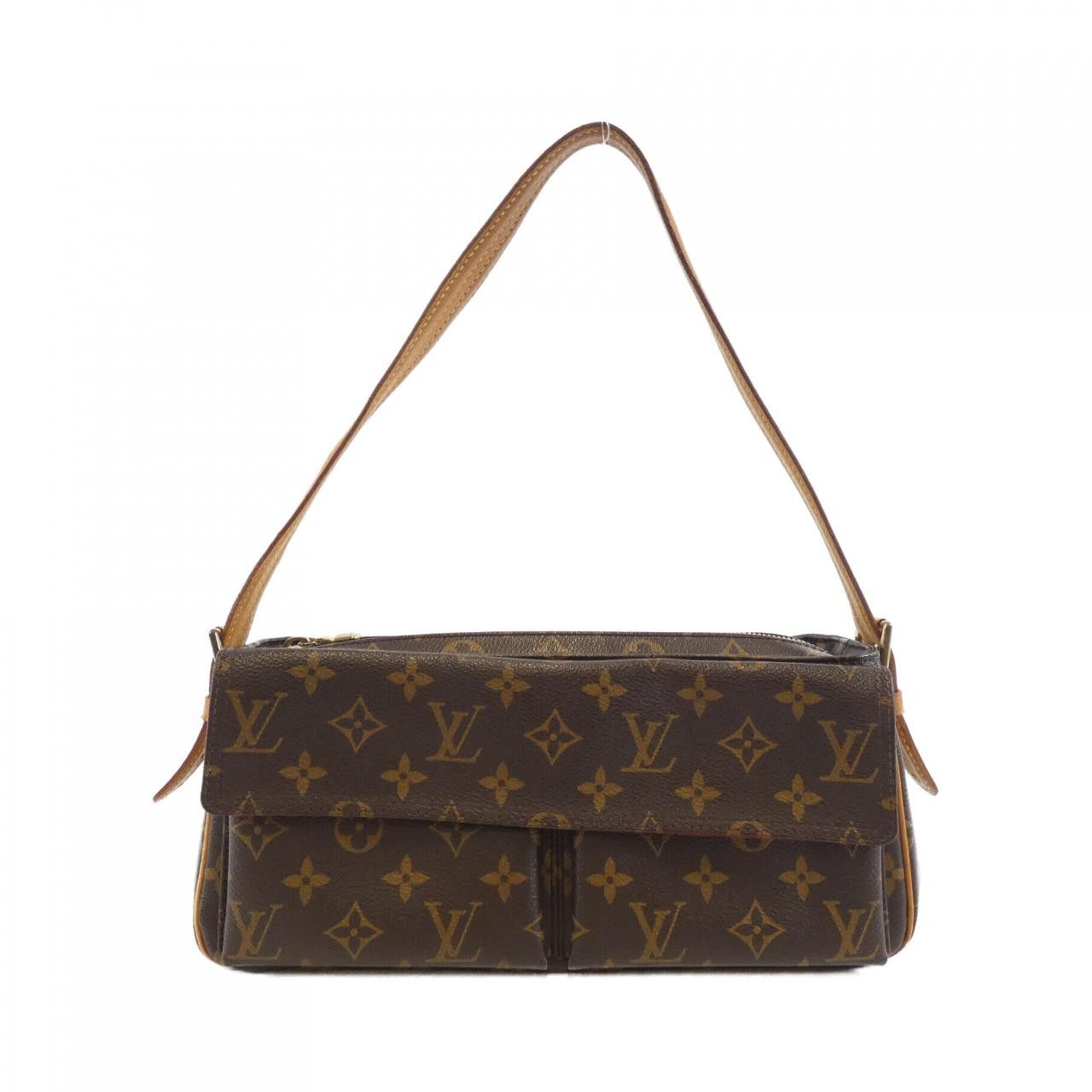 Louis Vuitton Louis Vuitton Viva Cite Monogram Shoulder Bag Textile Shoulder Bag M51164 Duty Free For Usa in Brown, Women's