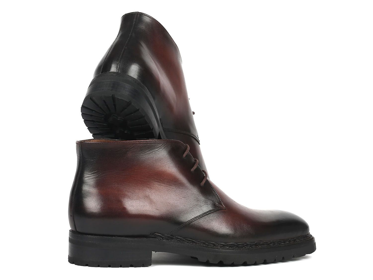 Handmade Handmade Men's Norwegian Welted Chukka Boots Brown Burnished Size US 11 / EU 44 - 2 Thumbnail
