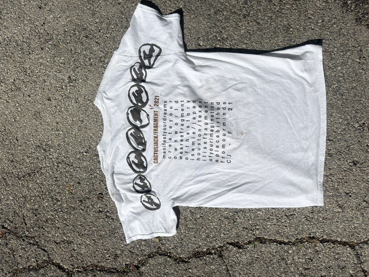 Fragment Design × Nike × Travis Scott Travis Scott Cactus Jack For Fragment Manifest T-shirt Size US M / EU 48-50 / 2 - 3 Thumbnail
