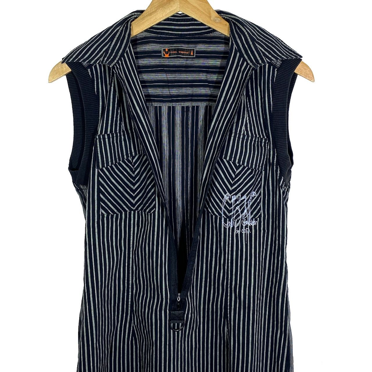 Cop Copine Robe Rayures Streetwear Cyber y2k Vintage 2000’s Cop Copine Size L / US 10 / IT 46 - 6 Thumbnail