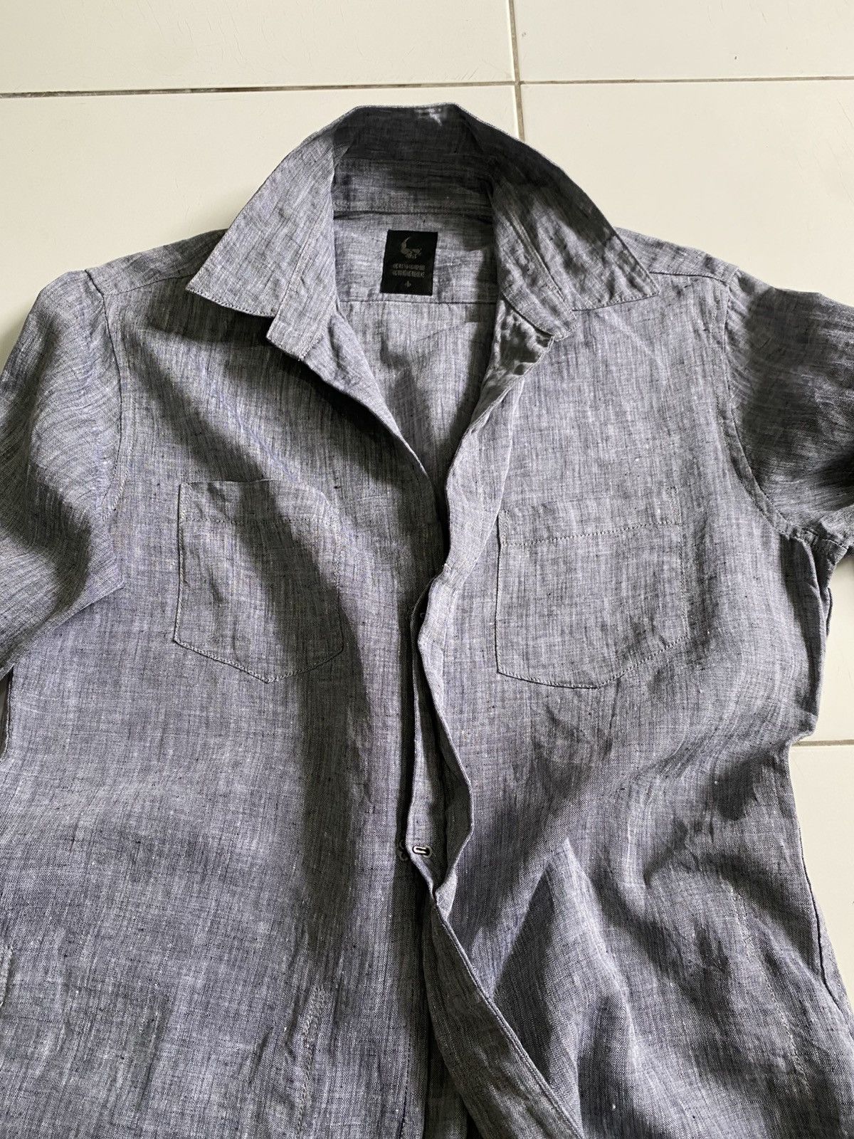 Pazzo Vintage Costom culture Chambray Work Shirt Size US L / EU 52-54 / 3 - 6 Thumbnail