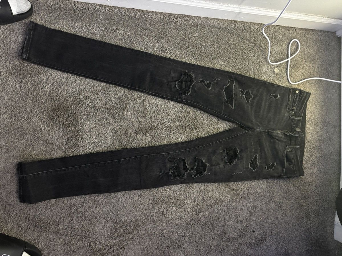 American Eagle Outfitters AE AirFlex+ Ripped Slim Jean Size US 30 / EU 46 - 6 Thumbnail