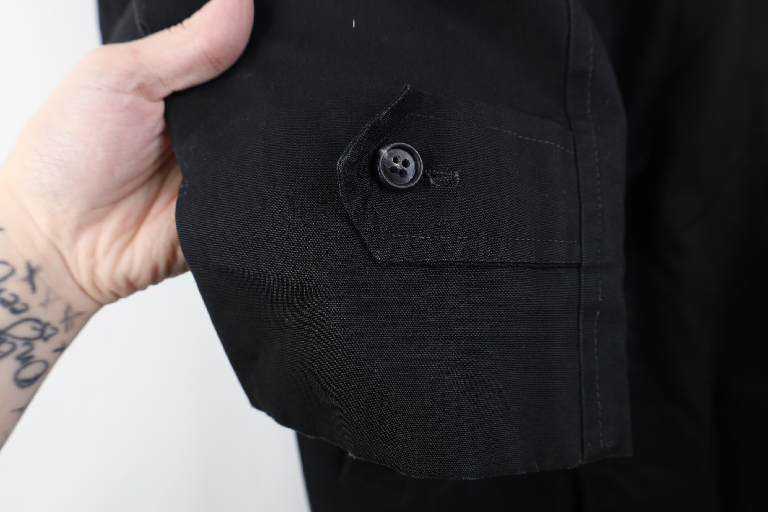 Vintage Vintage 50s 60s Lined Trench Coat Rain Jacket Black USA Size US L / EU 52-54 / 3 - 9 Thumbnail
