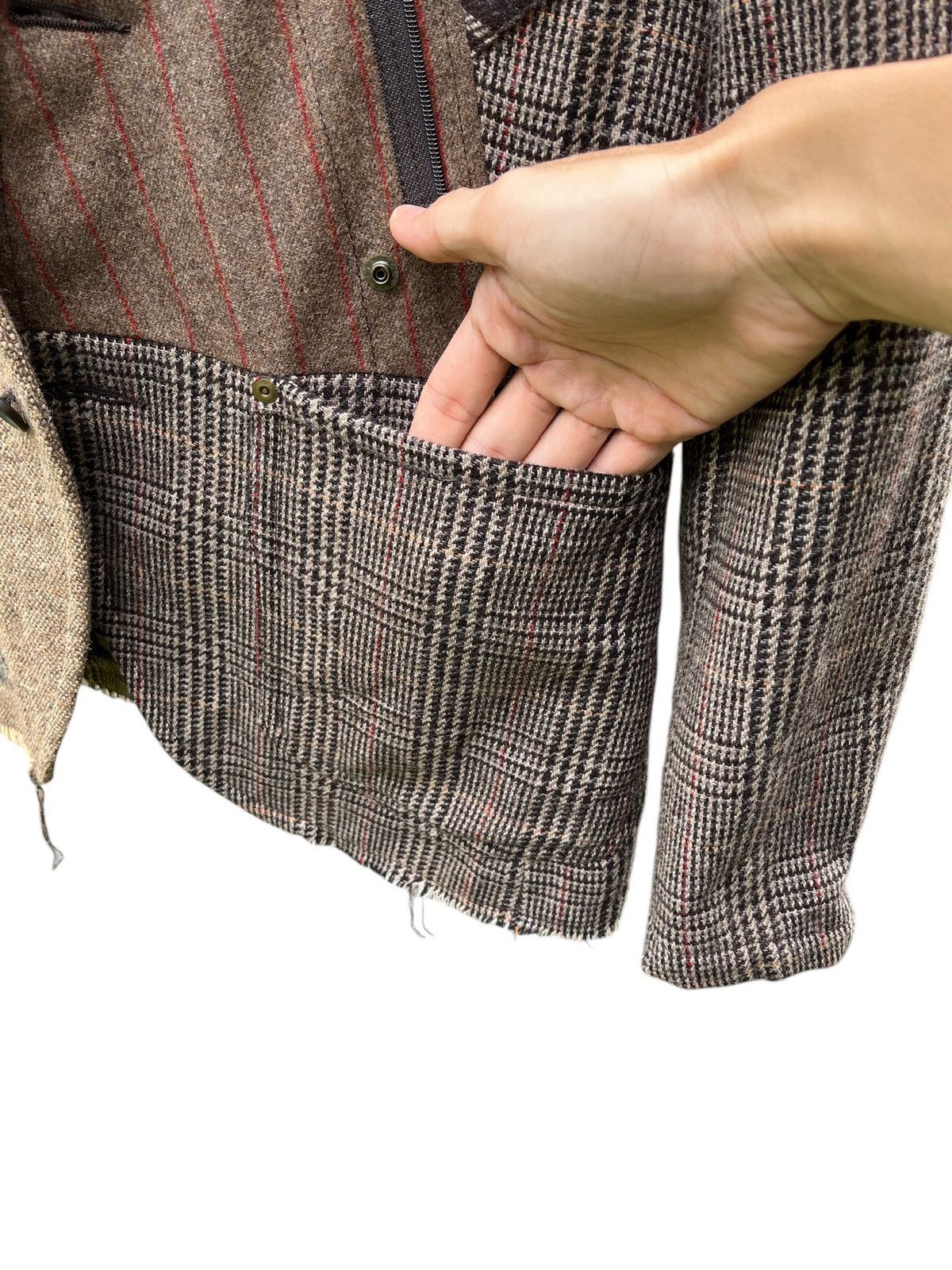 Japanese Brand Жизнь x Re B’2nd wool casual blazer jacket Size US M / EU 48-50 / 2 - 11 Thumbnail