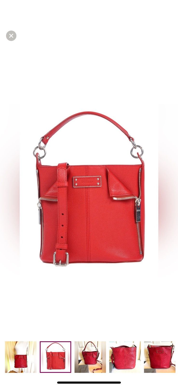 Alexander McQueen ALEXANDER McQUEEN Red Leather Crossbody Bucket Bag Size ONE SIZE - 2 Thumbnail