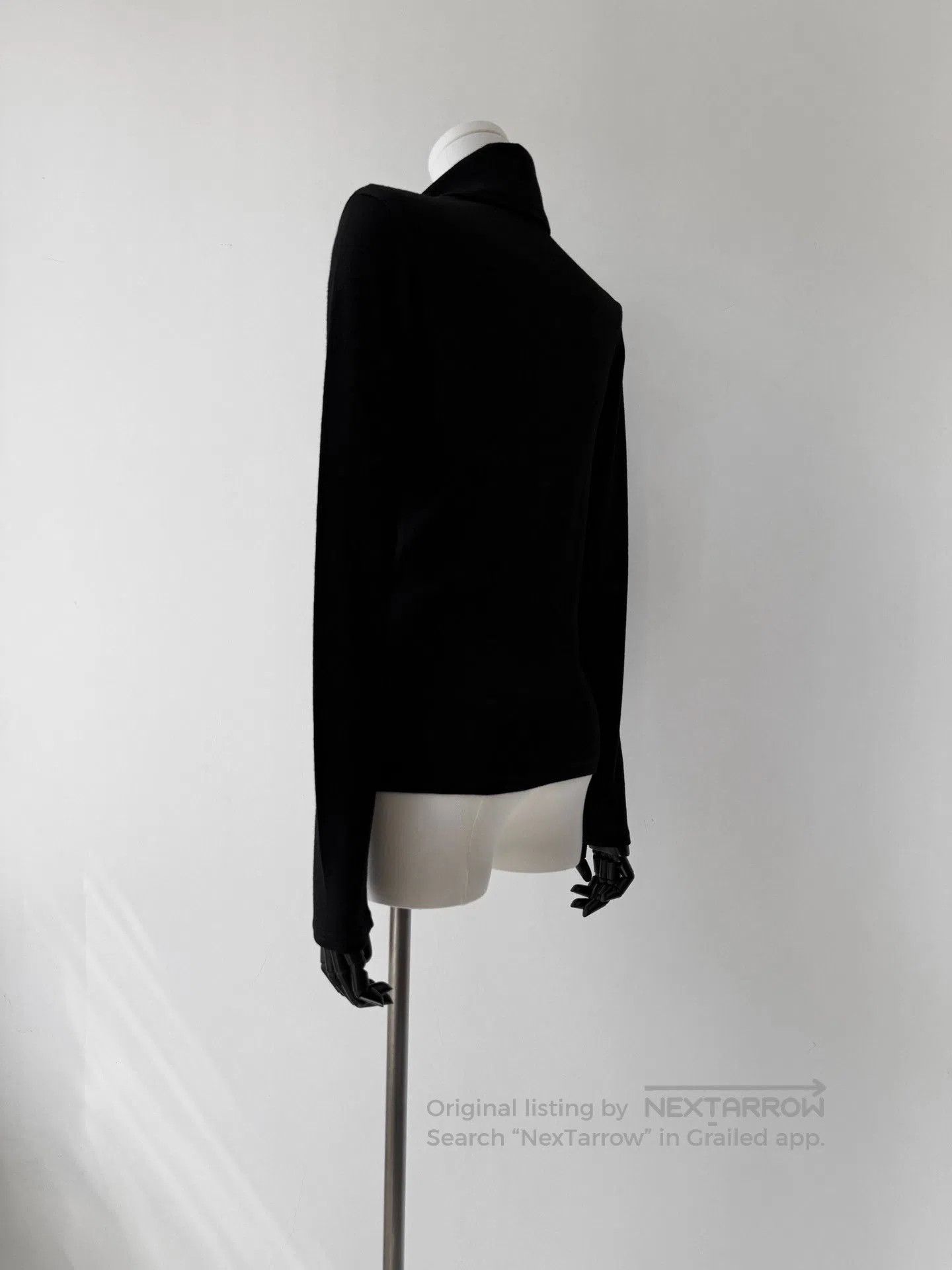 Yohji Yamamoto Yohji Yamamoto Y's 16AW Wool Wrap Collar Top. Size L / US 10 / IT 46 - 6 Thumbnail