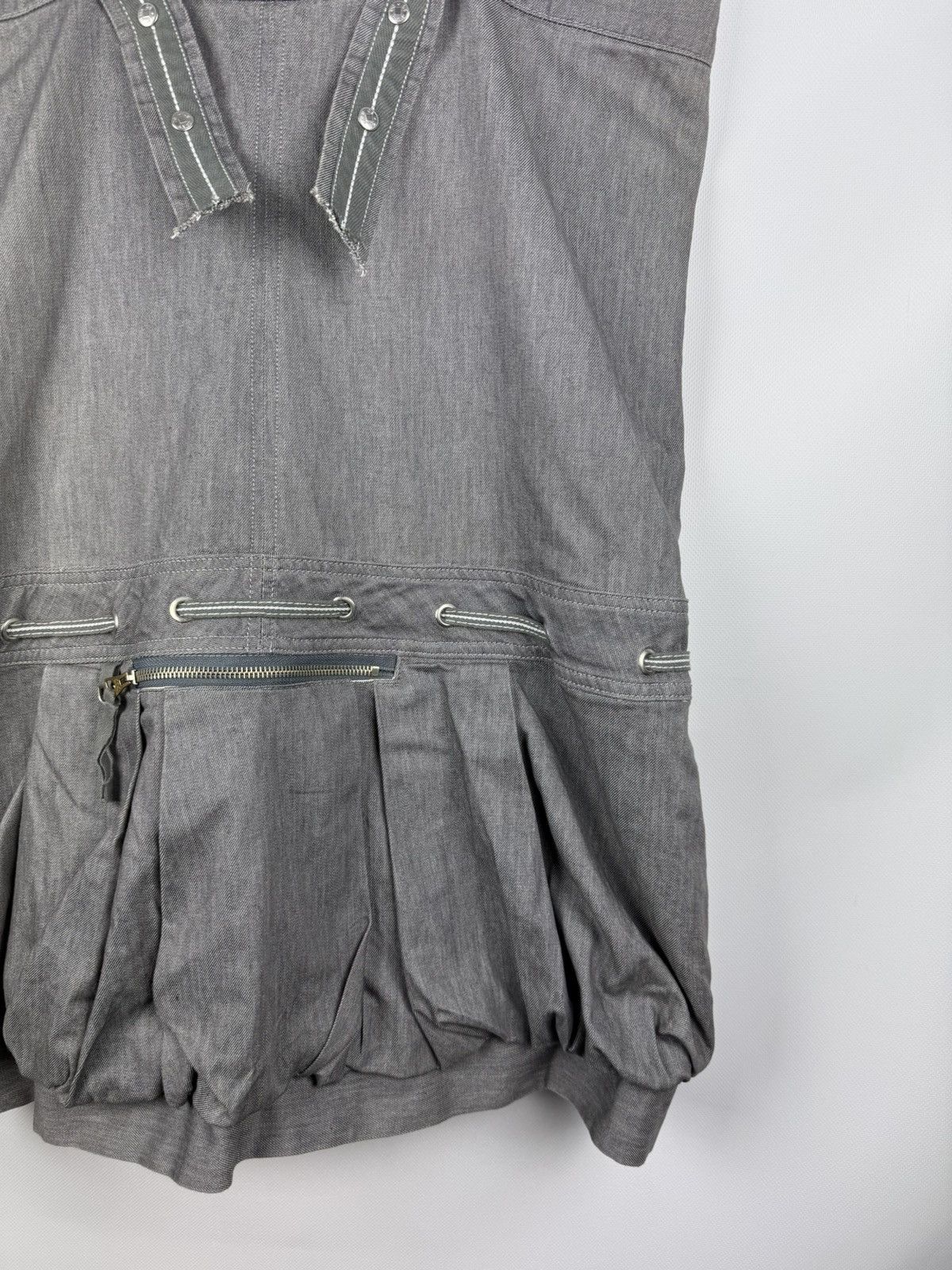 Marithe + Francois Girbaud Marithe Francois Girbaud Avant-Garde Denim Corset Dress Size XL / US 12-14 / IT 48-50 - 18 Thumbnail