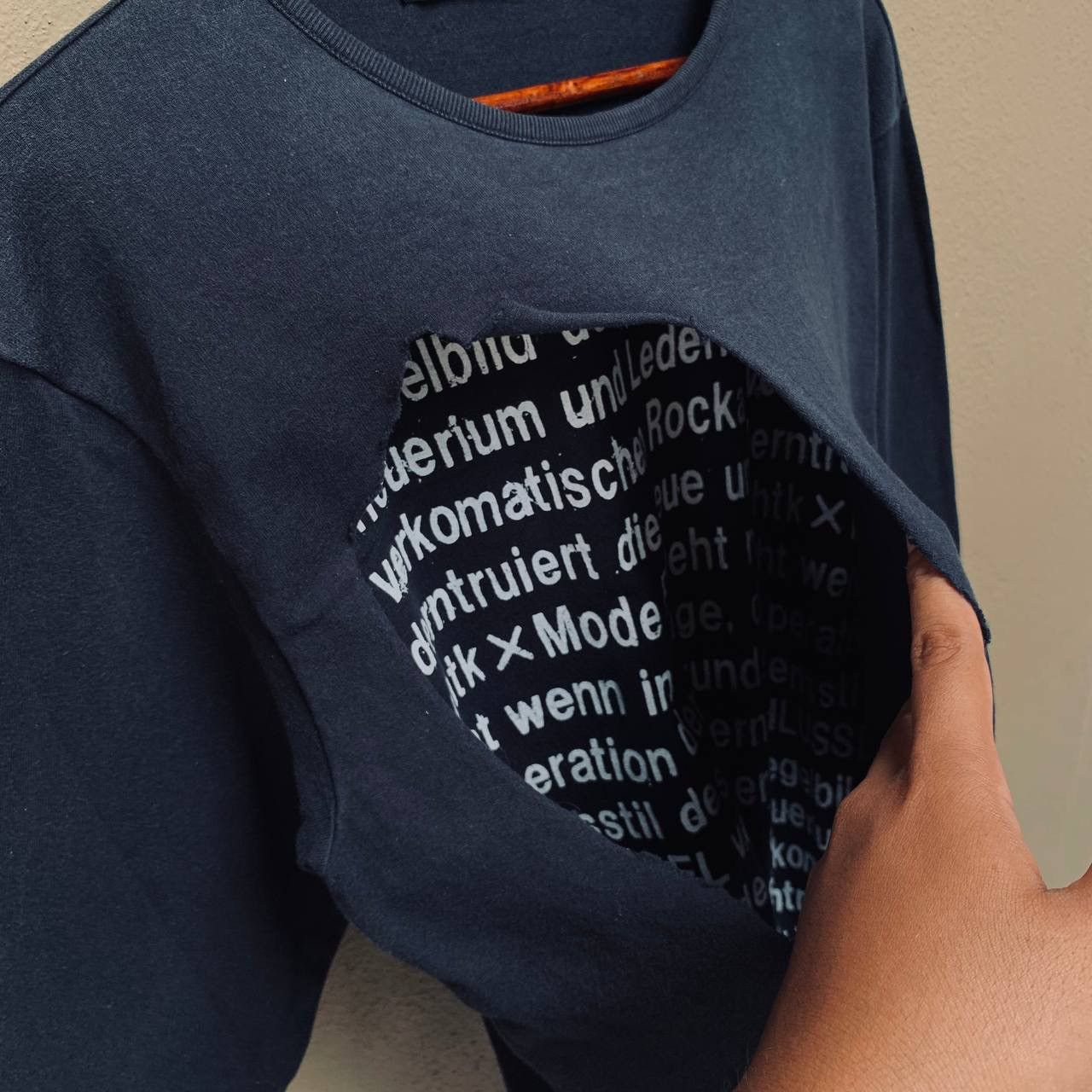 Schlussel Made In Japan SCHLUSSEL Seditionary Ripped Long Sleeve Tee Size US M / EU 48-50 / 2 - 5 Thumbnail