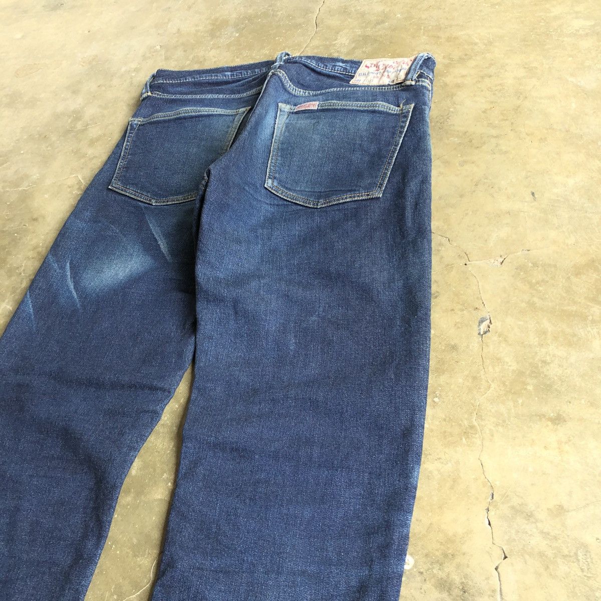 Sugar Cane Vintage Sugar Cane W32 Light Distressed Denim Jeans Pants Size US 31 - 3 Thumbnail