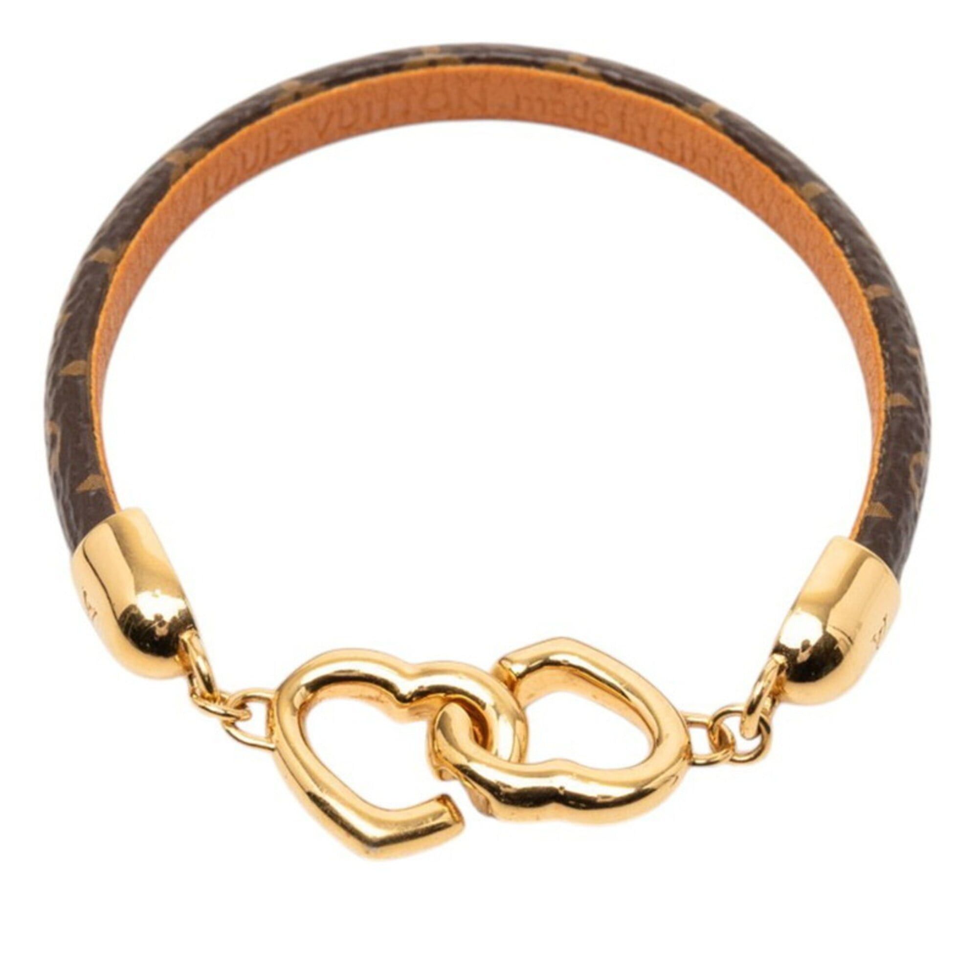 Louis Vuitton Louis Vuitton Monogram Say Yes Bracelet, Size 17, M6758, Brown Gold Plated, Women's. Size ONE SIZE - 1 Thumbnail