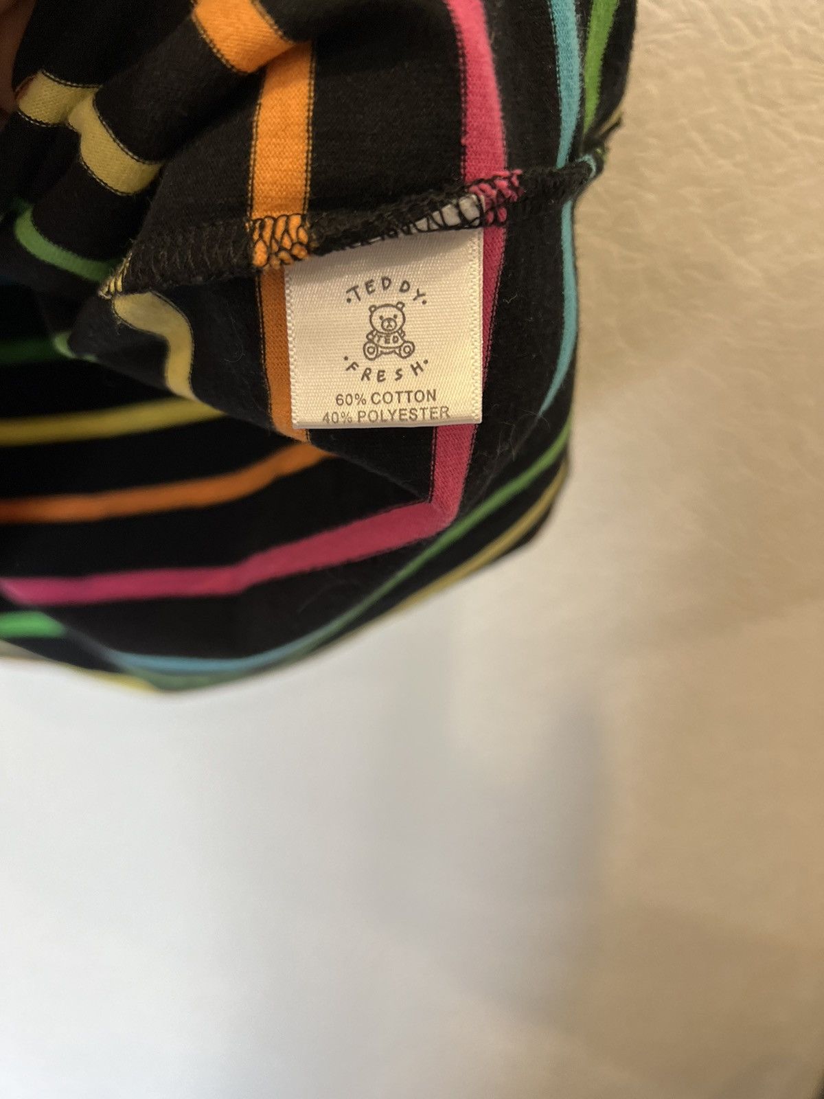 Teddy Fresh Teddy Fresh Striped Multicolor T Shirt Tee Size US L / EU 52-54 / 3 - 4 Thumbnail