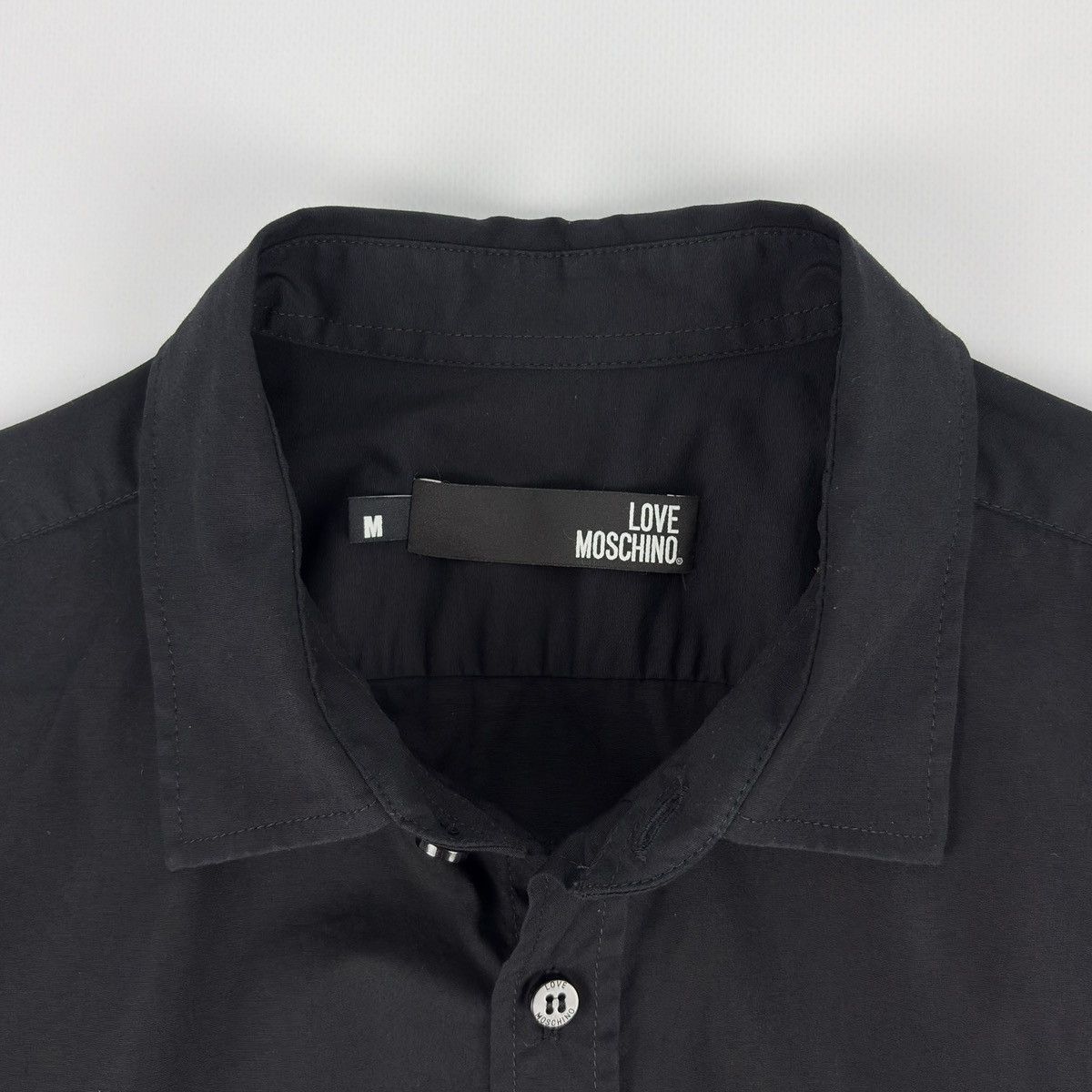 Moschino Love Moschino Shirt Button Up metal logo Size US M / EU 48-50 / 2 - 6 Thumbnail