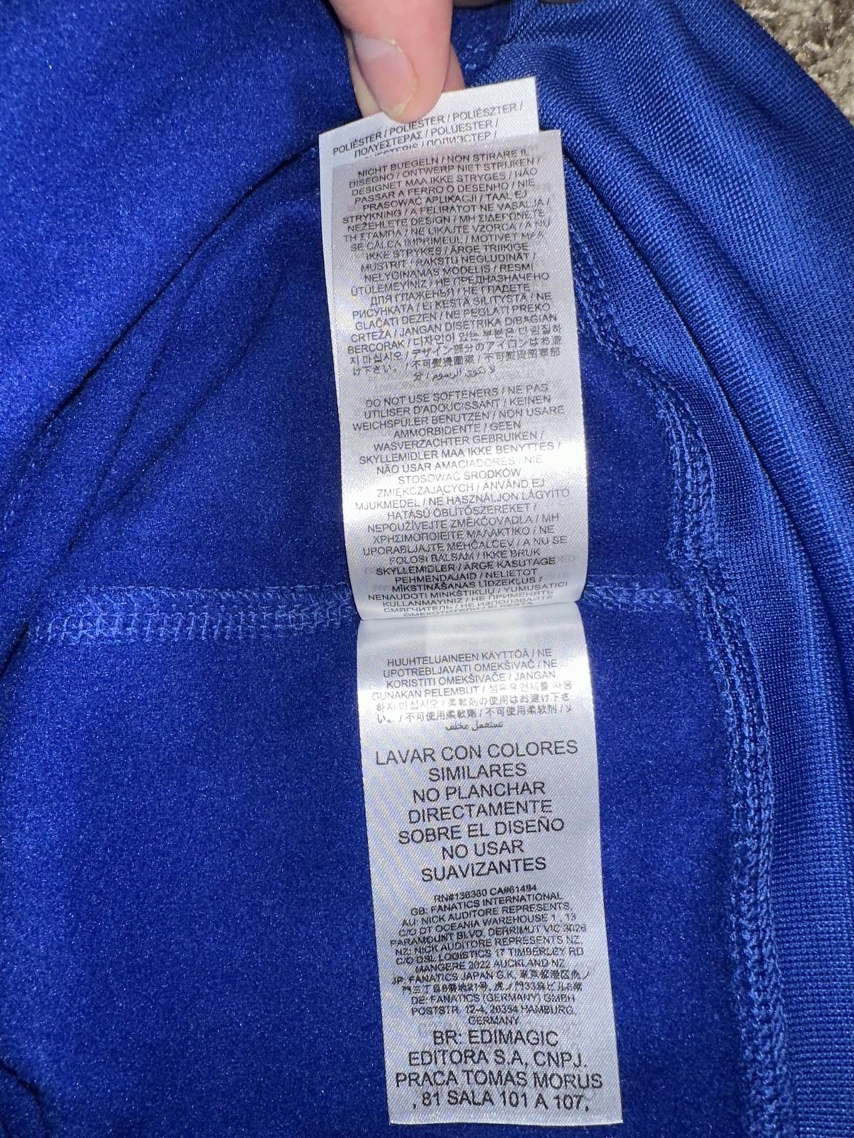 Nike Nike Royal New York Giants Circuit Logo Essential Performance Pullover Hoodie Size US XXL / EU 58 / 5 - 11 Thumbnail