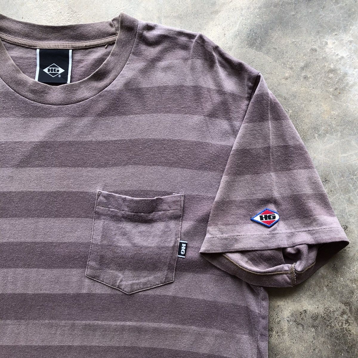 Hysteric Glamour × Japanese Brand × Vintage HYSTERIC GLAMOUR Striped T-Shirt Size US L / EU 52-54 / 3 - 4 Thumbnail