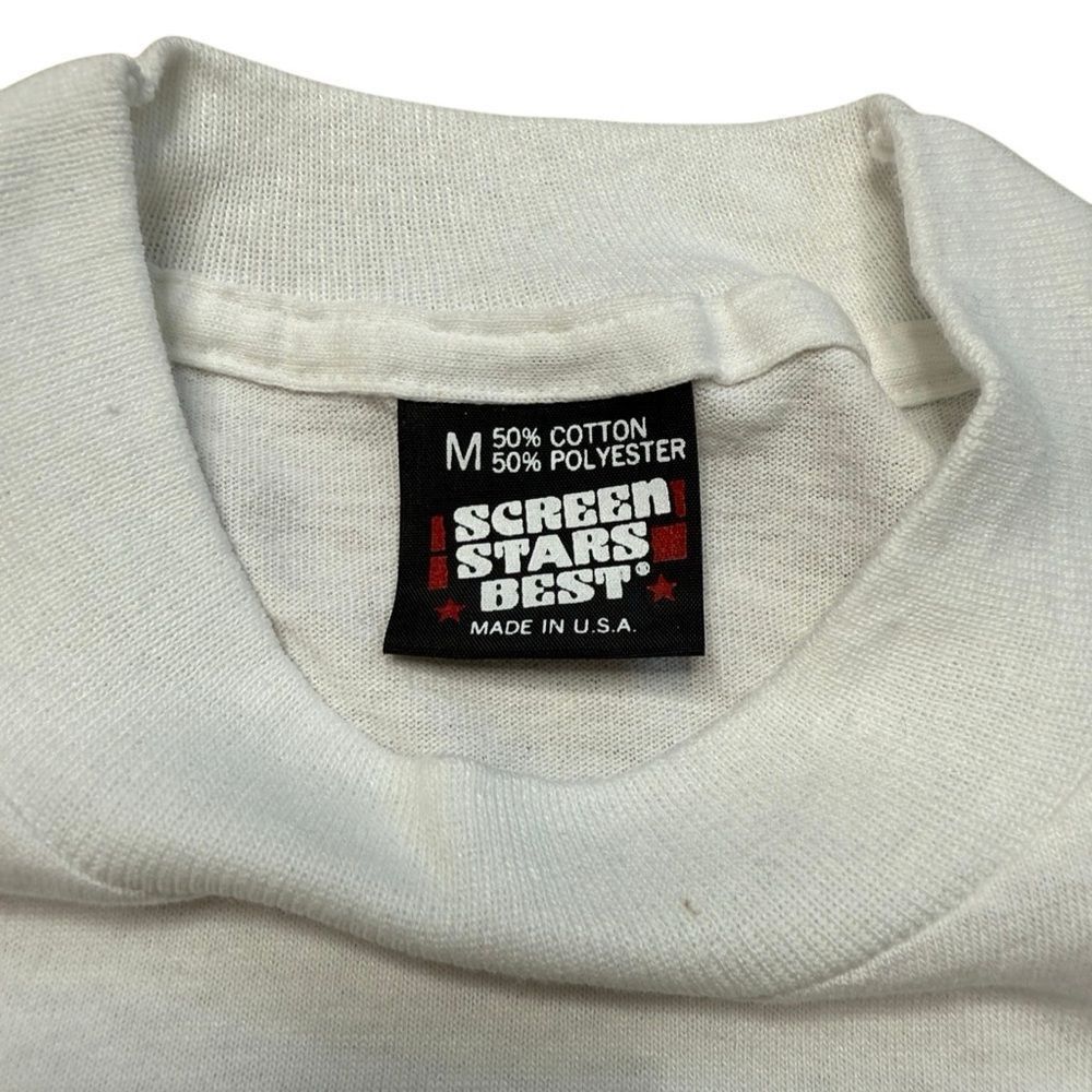 Vintage 80s Vintage Screen Stars NASCAR Monte Carlo White Graphic Ts Size US S / EU 44-46 / 1 - 3 Thumbnail
