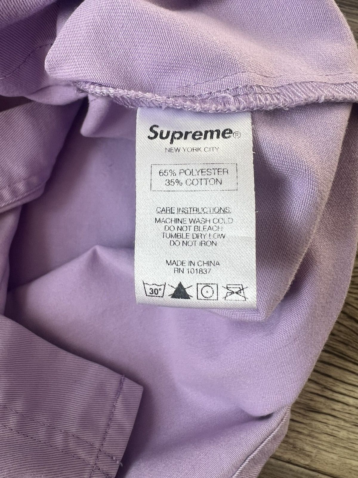 Supreme Pink Supreme Twill Jacket Size US L / EU 52-54 / 3 - 4 Thumbnail