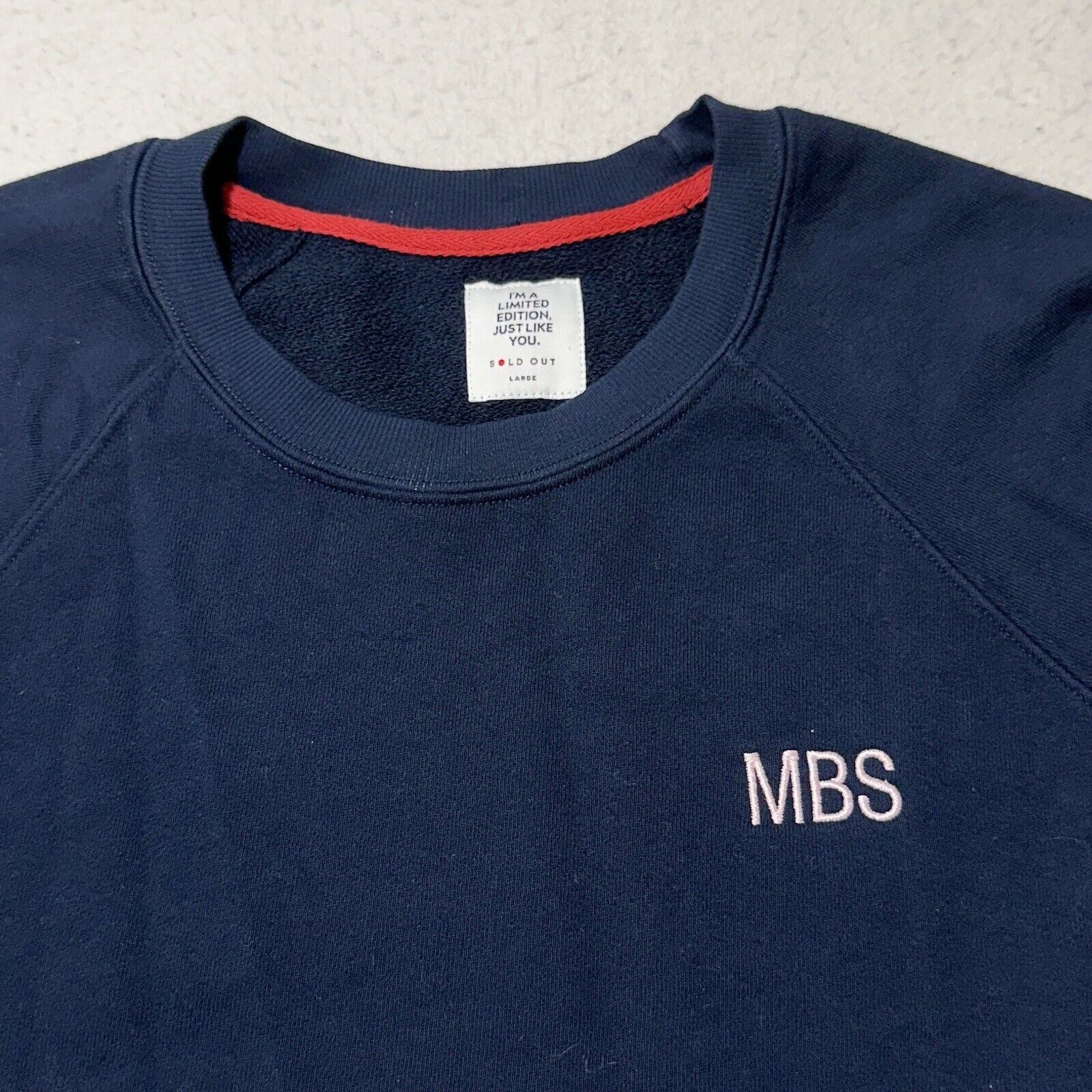 Other Sold Out NYC Large Crewneck Sweater Navy Blue MBS Embroidery Size L / US 10 / IT 46 - 2 Thumbnail
