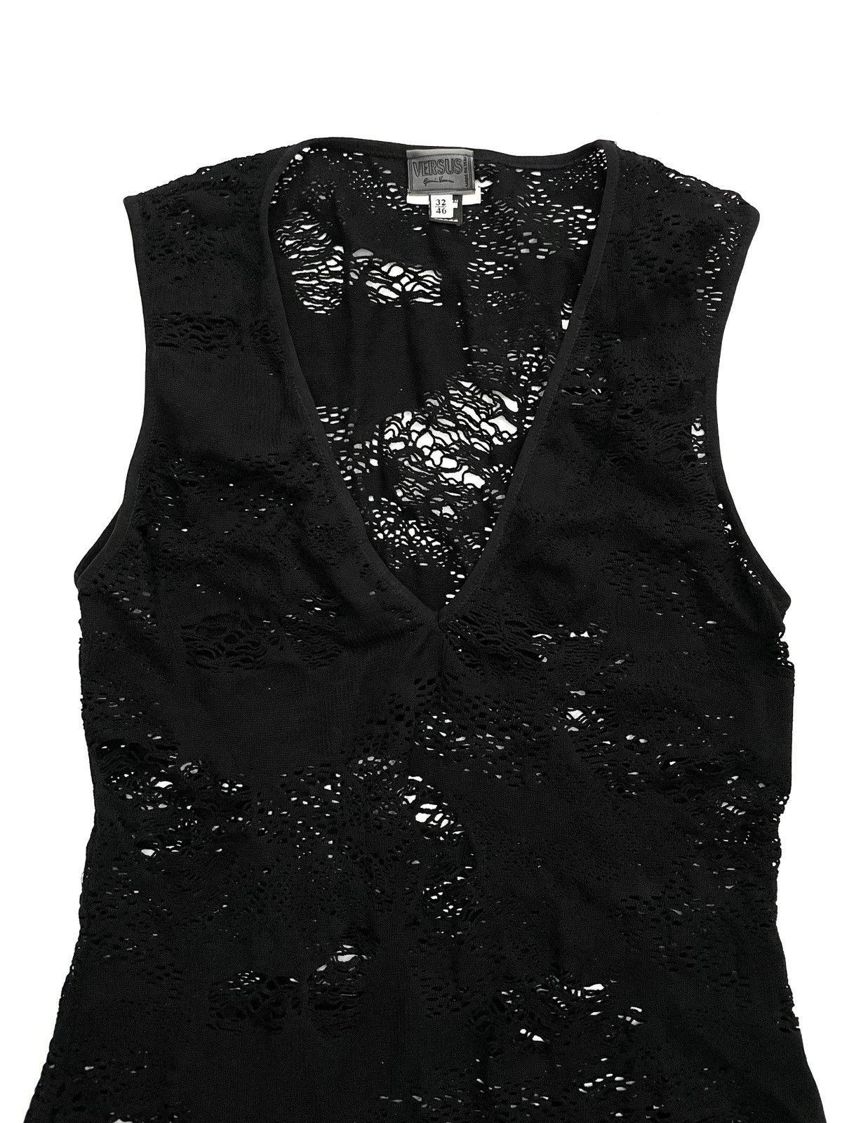 Versace × Versus Versace Versace Versus Distressed Dress Size L / US 10 / IT 46 - 6 Thumbnail
