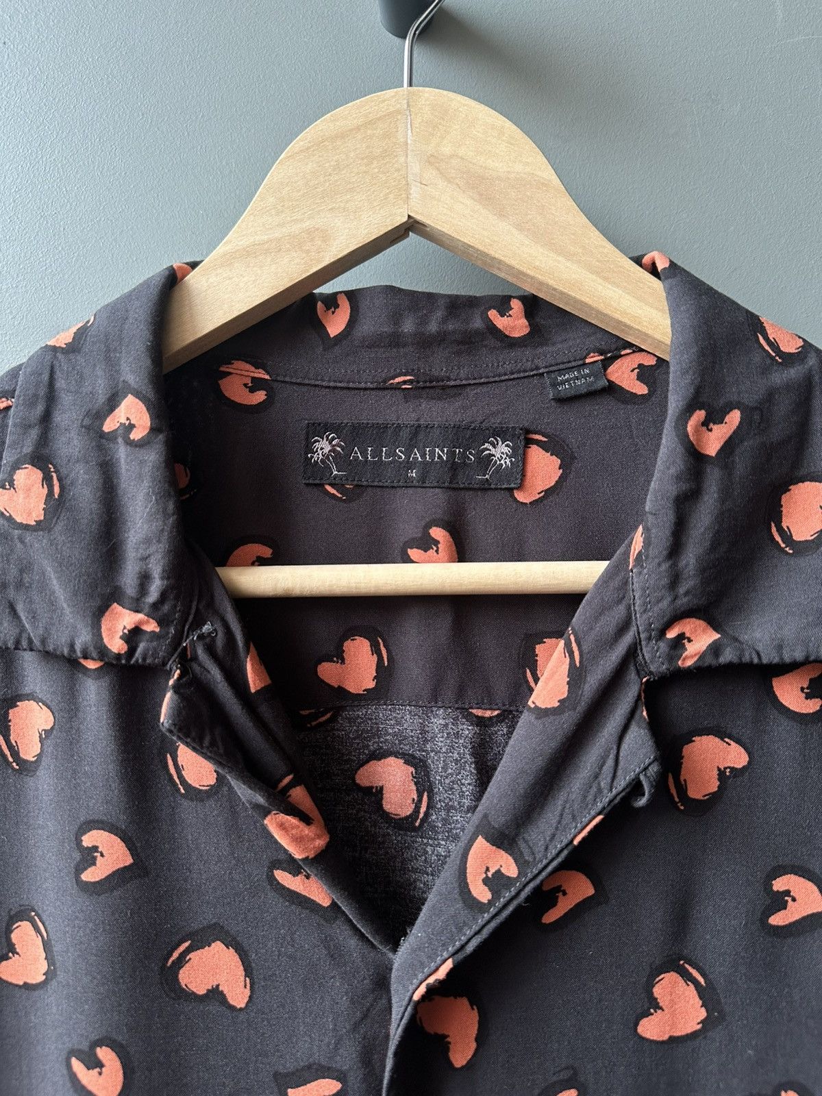 Allsaints Allsaints Romanza SS Viscose Shirt Size M Size US M / EU 48-50 / 2 - 3 Thumbnail