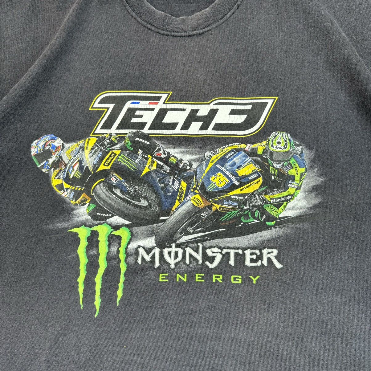 Vintage Monster Energy Tech 3 T shirt Motorsport Rancing Bikers Size US XL / EU 56 / 4 - 8 Thumbnail