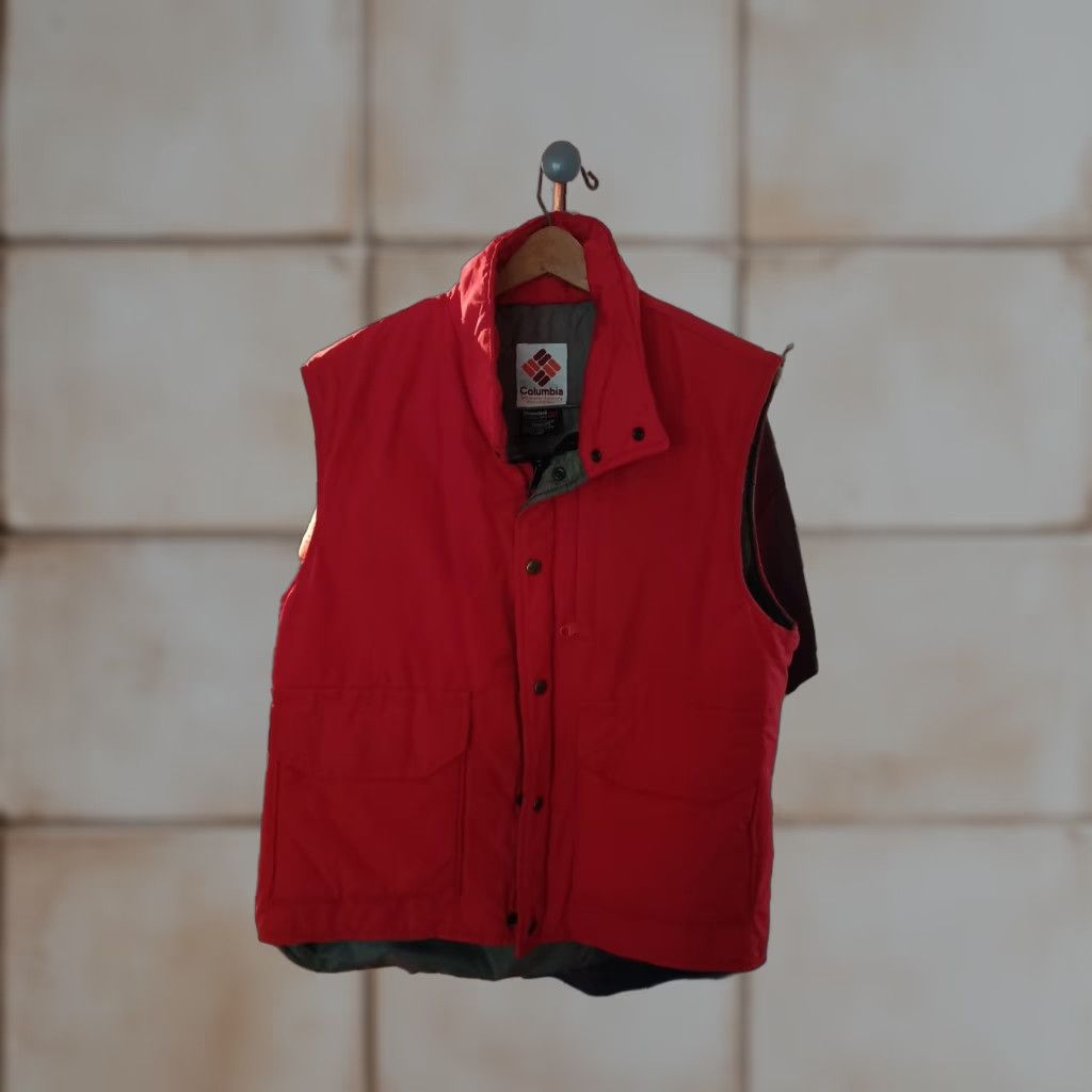 Vintage VINTAGE Columbia Thinsulate Vest Men L Red Insulated Puffer Jacket Nylon, Utility, Columbia Insulate, Old Tag Size US L / EU 52-54 / 3 - 1 Thumbnail
