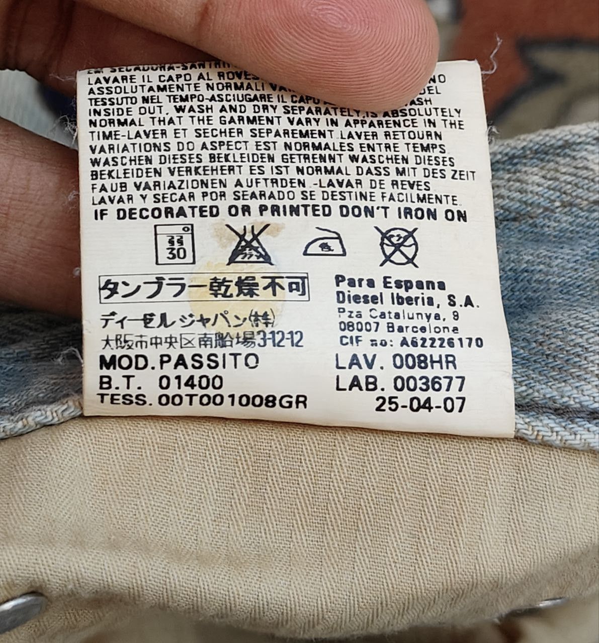 Diesel Diesel Cargo Denim Size US 28 / EU 44 - 14 Thumbnail